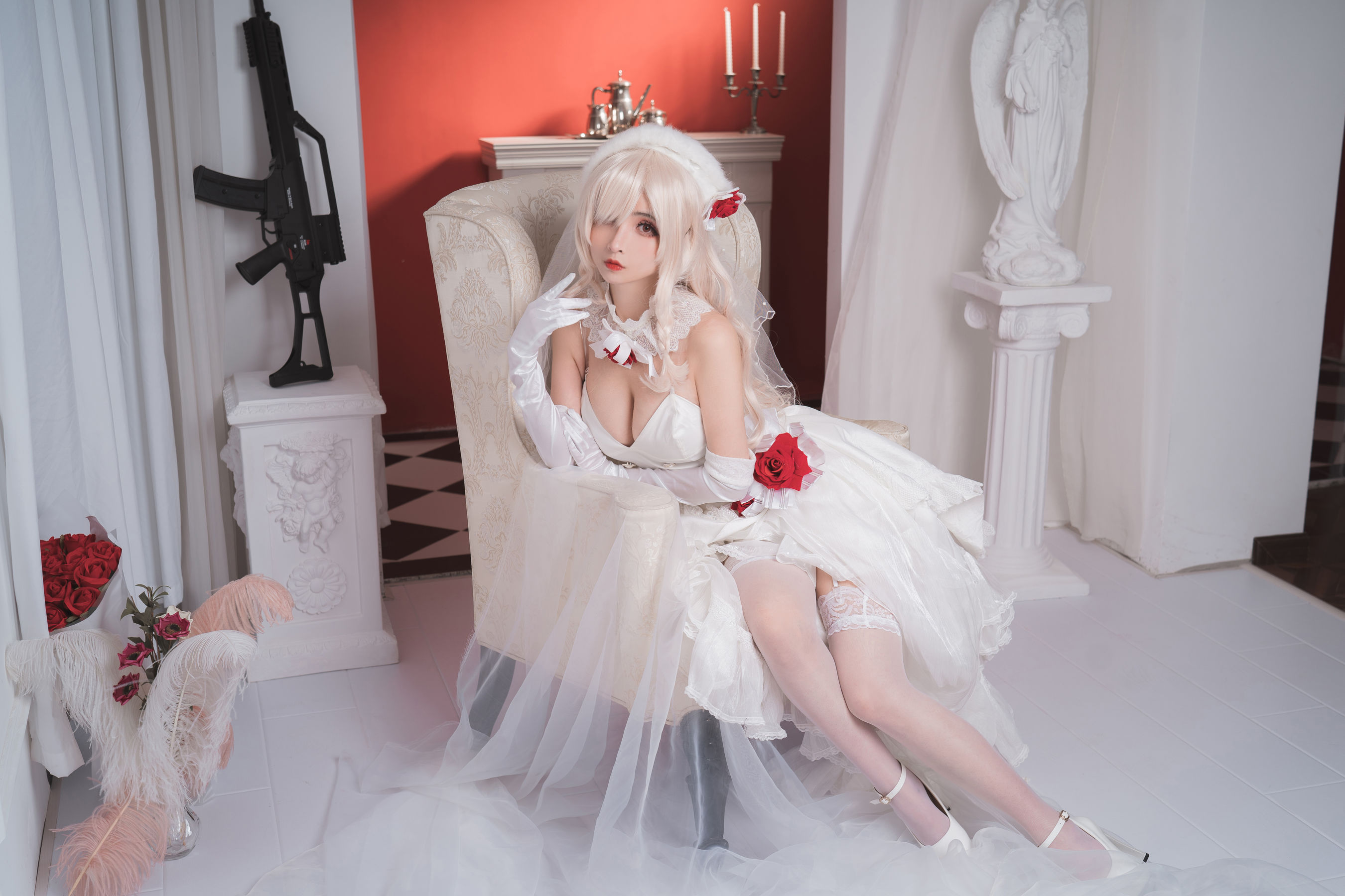 COS福利rioko凉凉子 G36C&花嫁