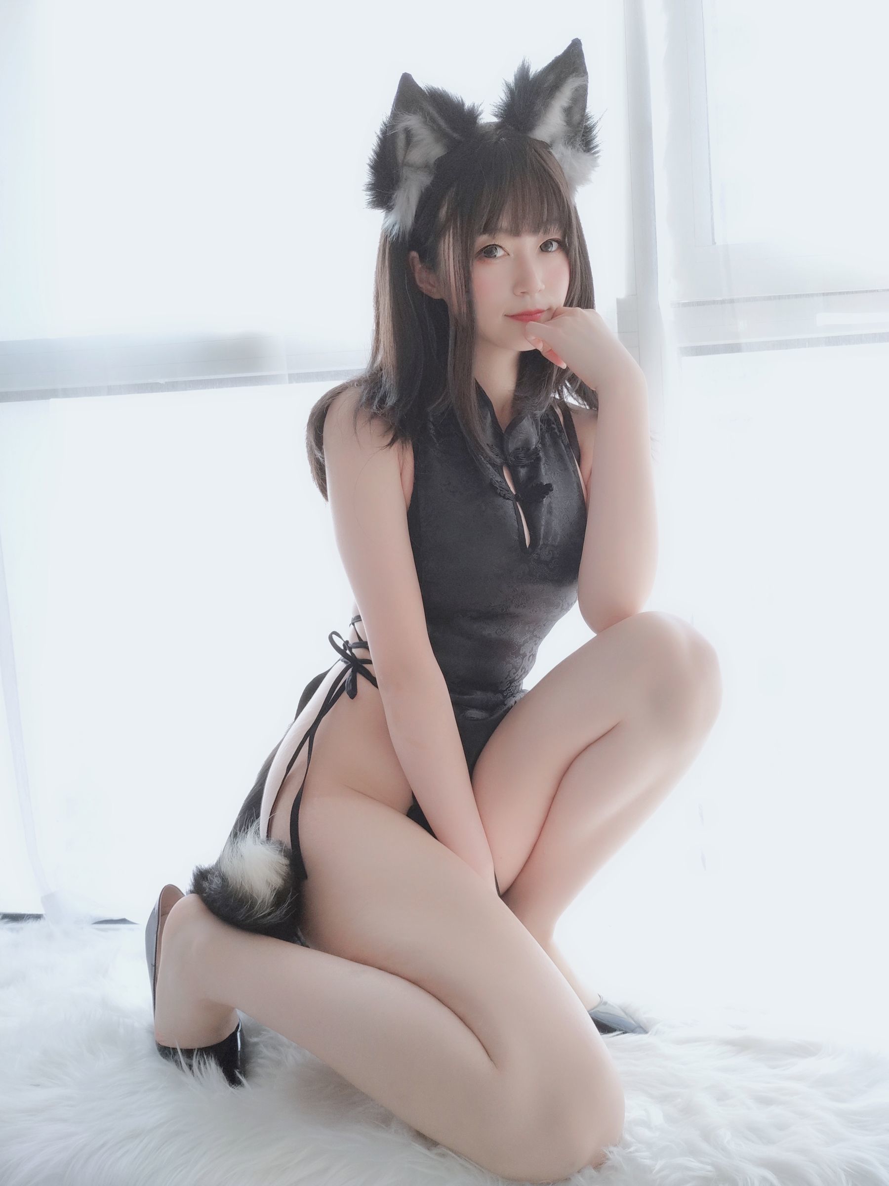 Coser小姐姐白银 小黑狼