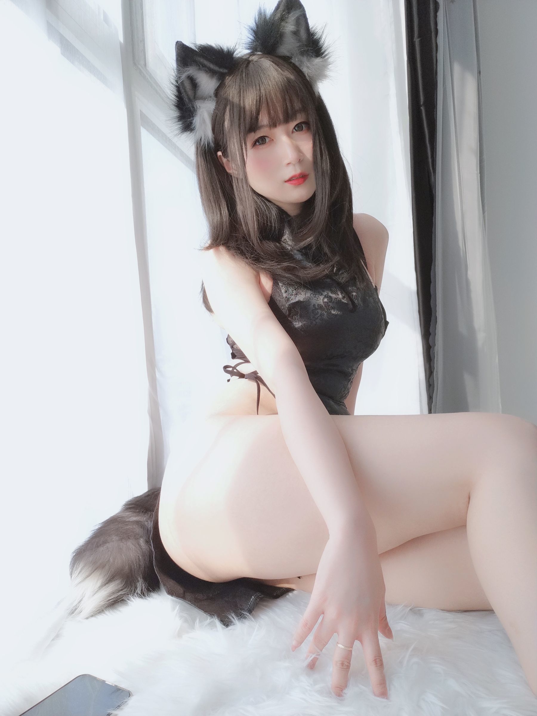 Coser小姐姐白银 小黑狼
