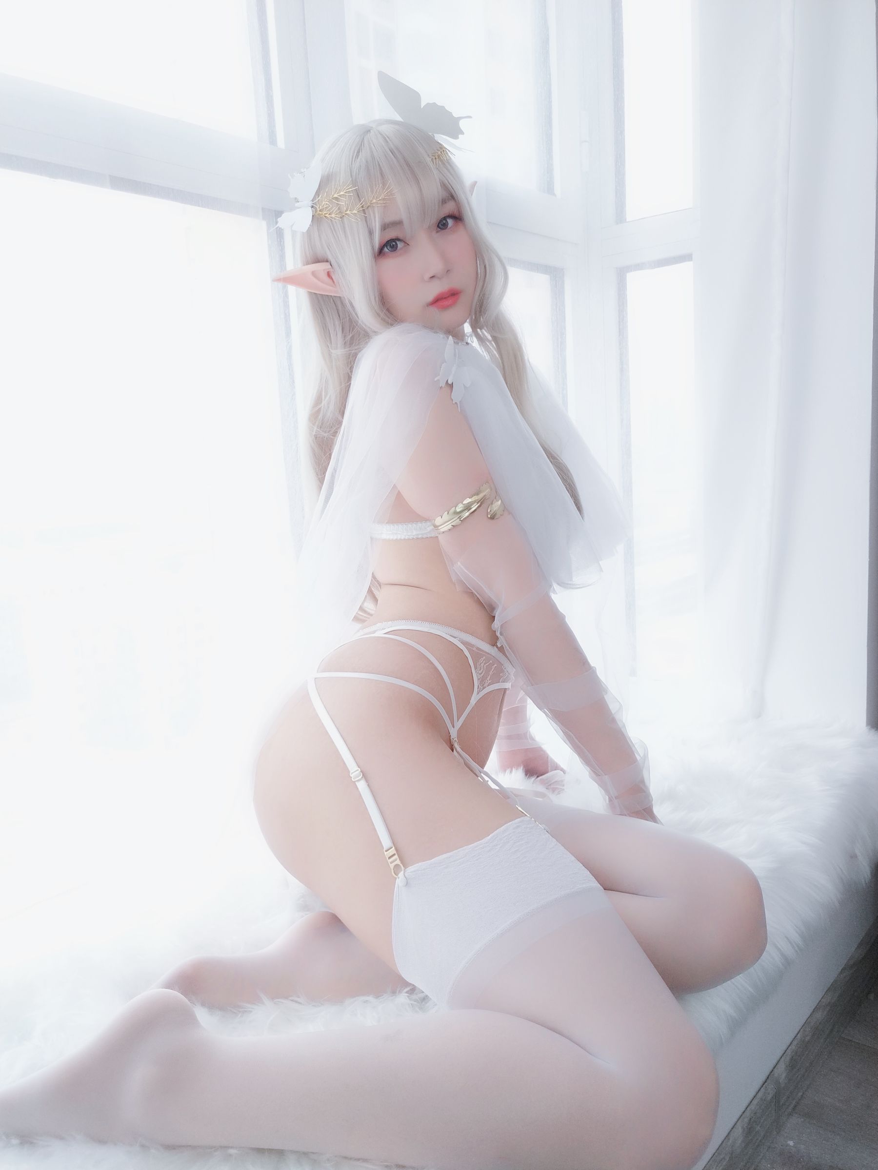 Coser小姐姐白银 纯白精灵