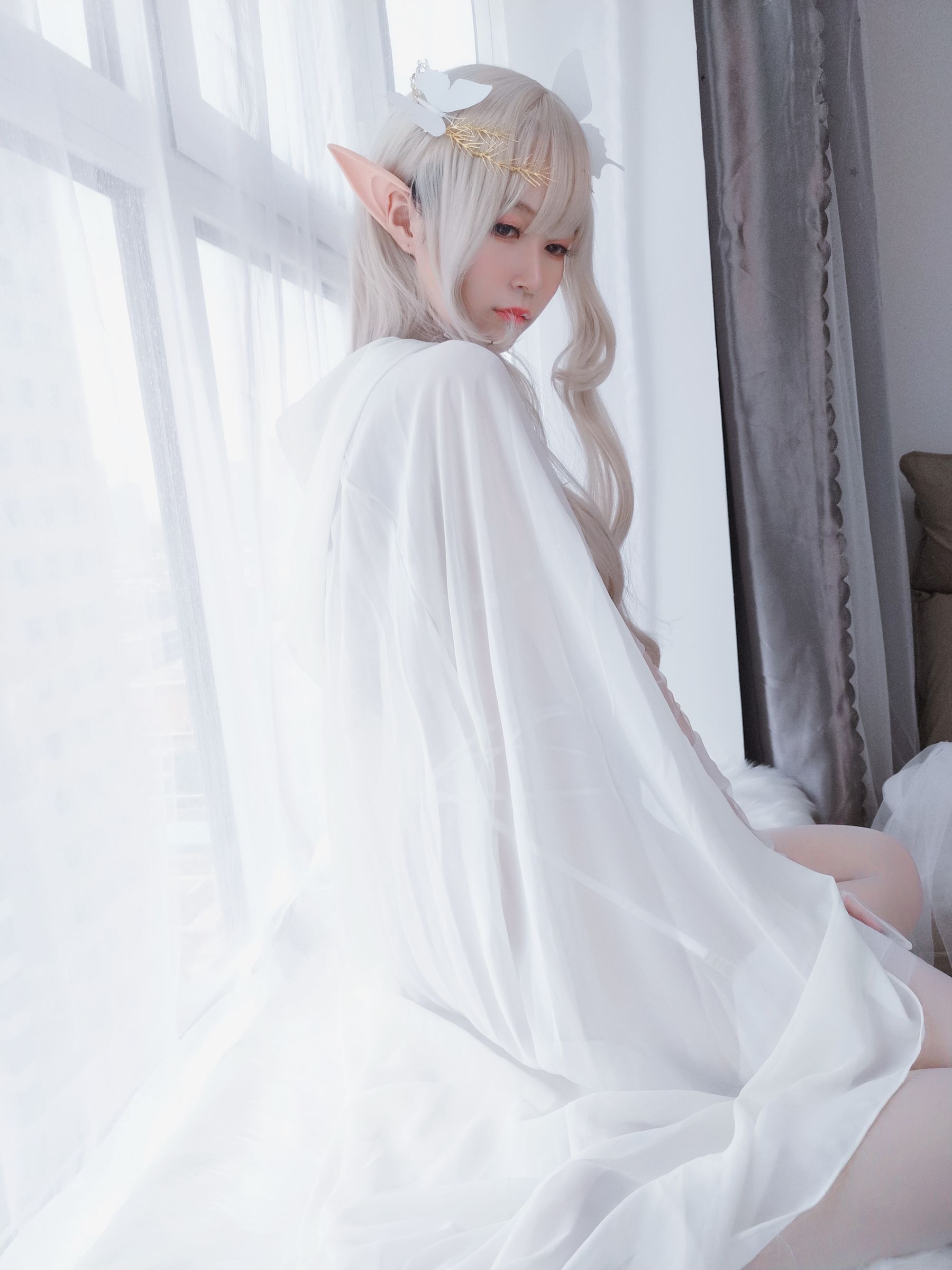 Coser小姐姐白银 纯白精灵