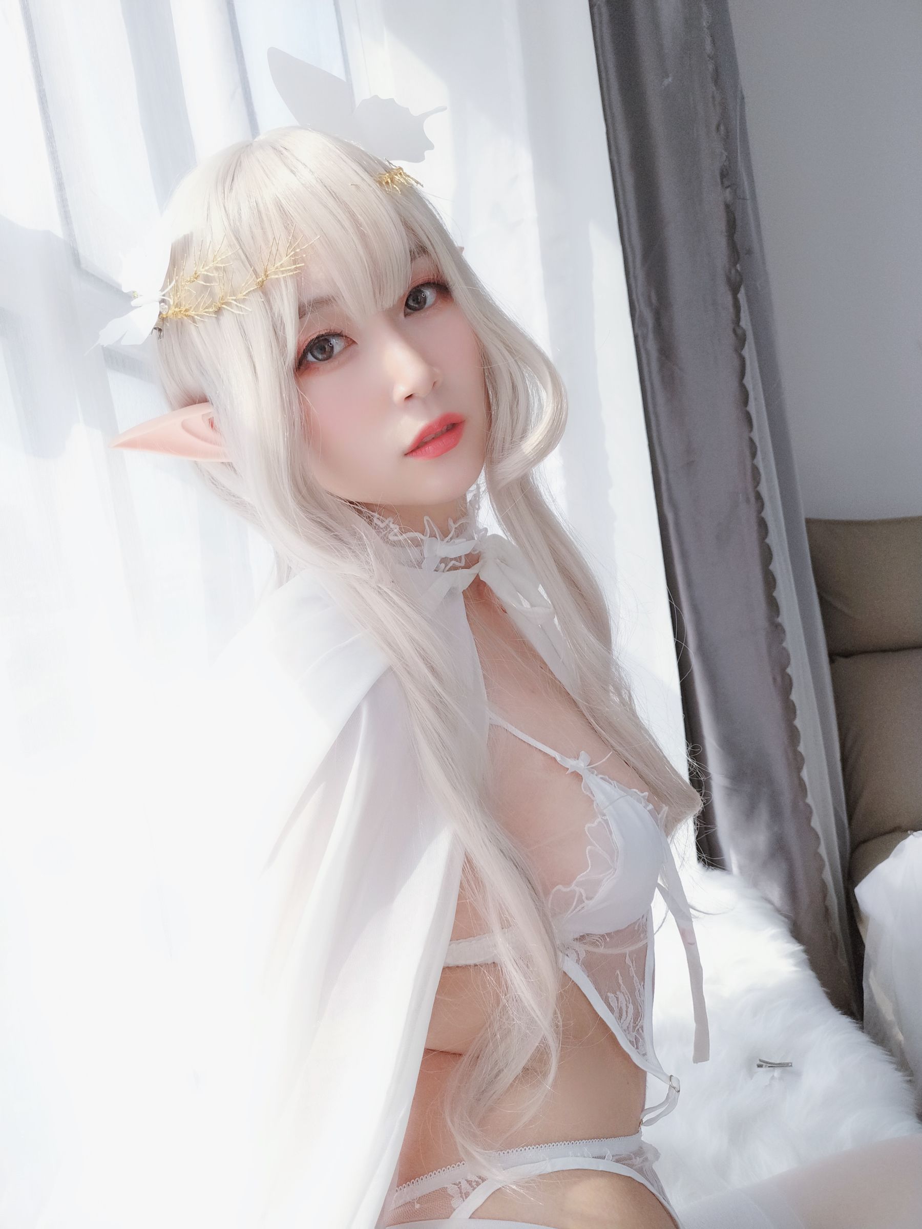 Coser小姐姐白银 纯白精灵