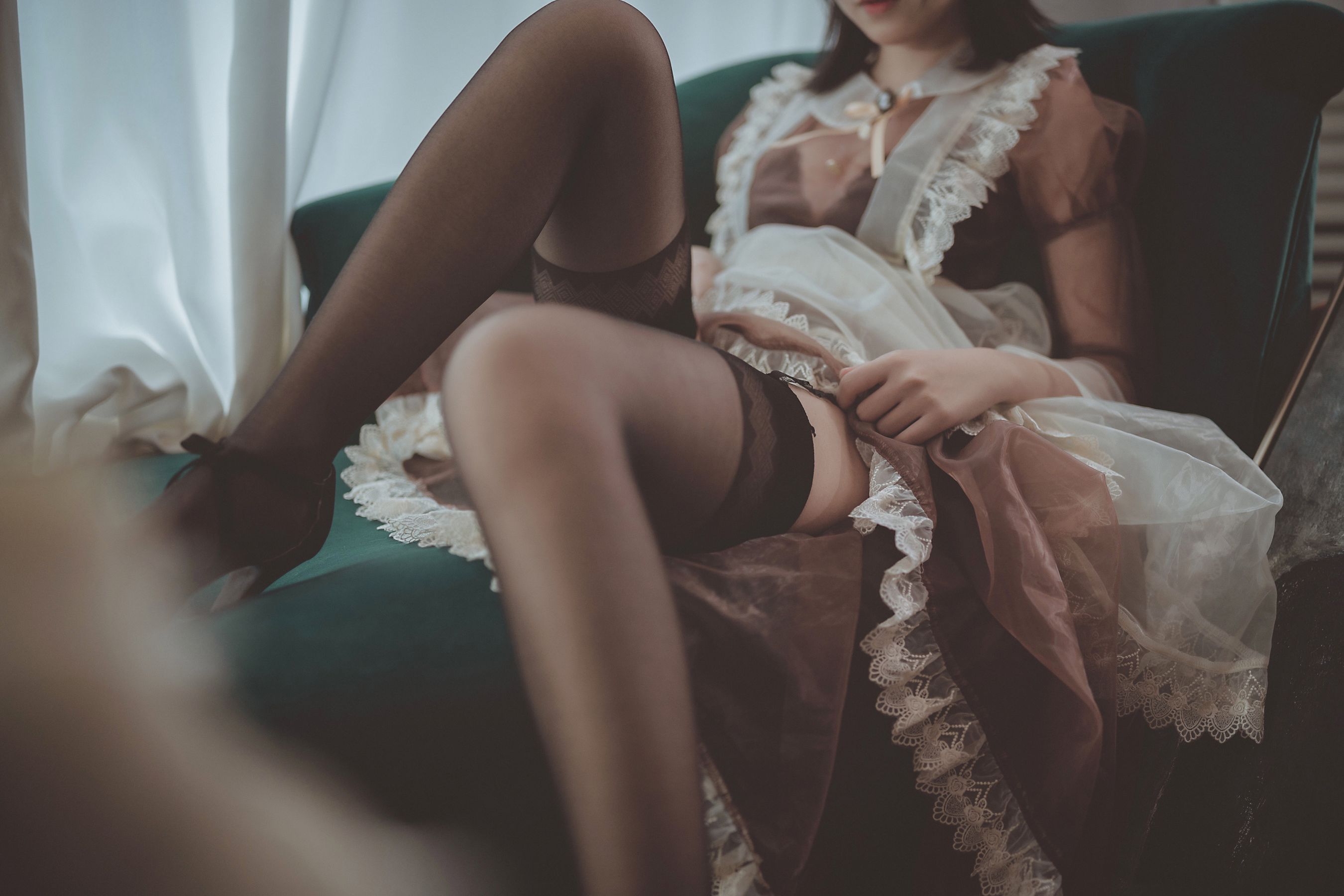 COSER美女逐月su 透明女仆