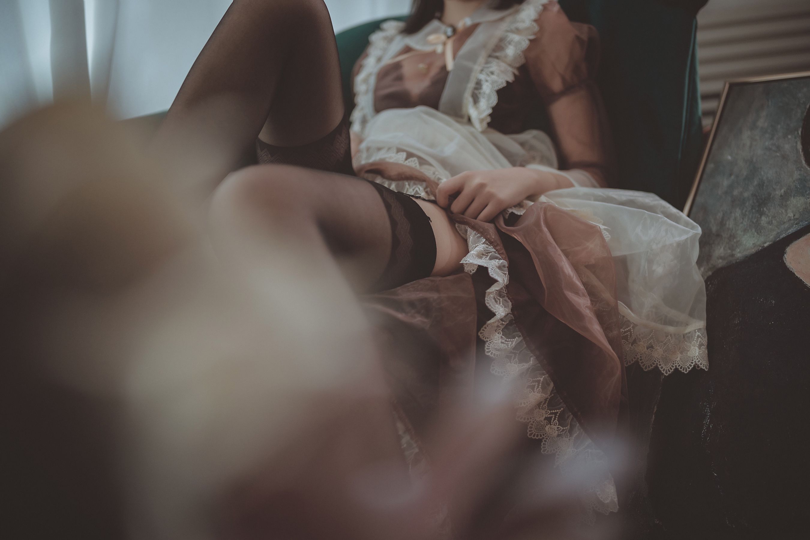 COSER美女逐月su 透明女仆