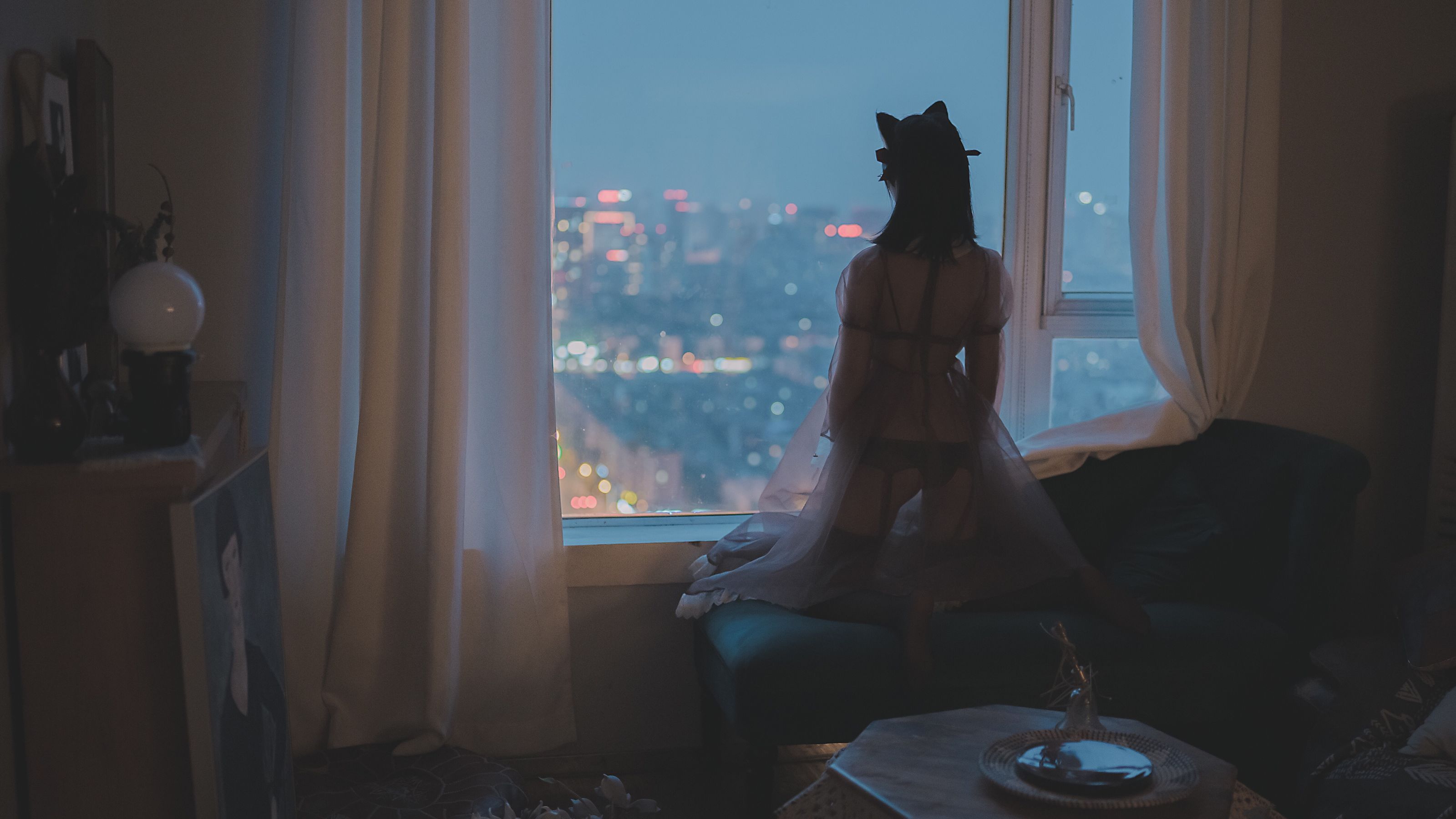 COSER美女逐月su 透明女仆
