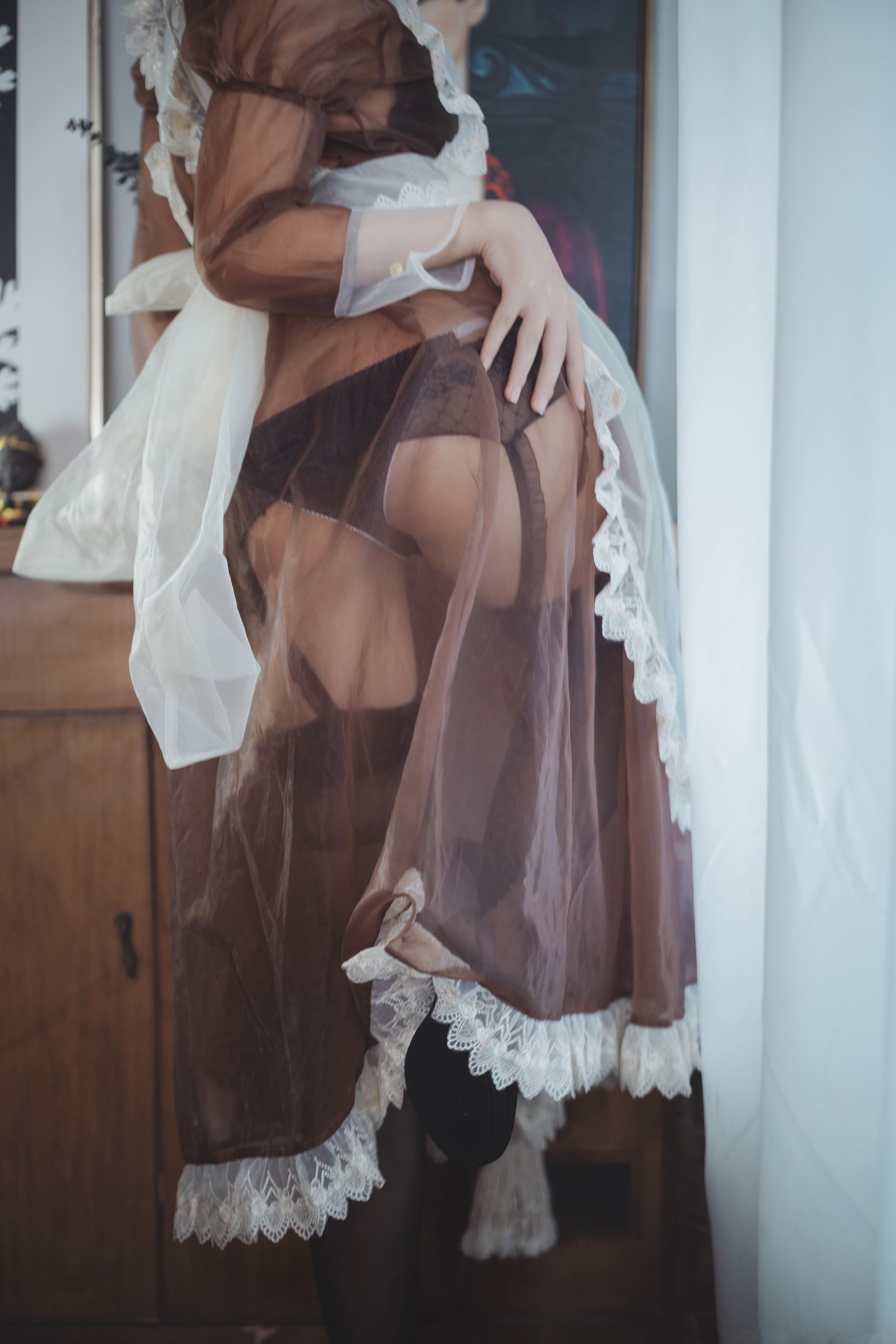 COSER美女逐月su 透明女仆