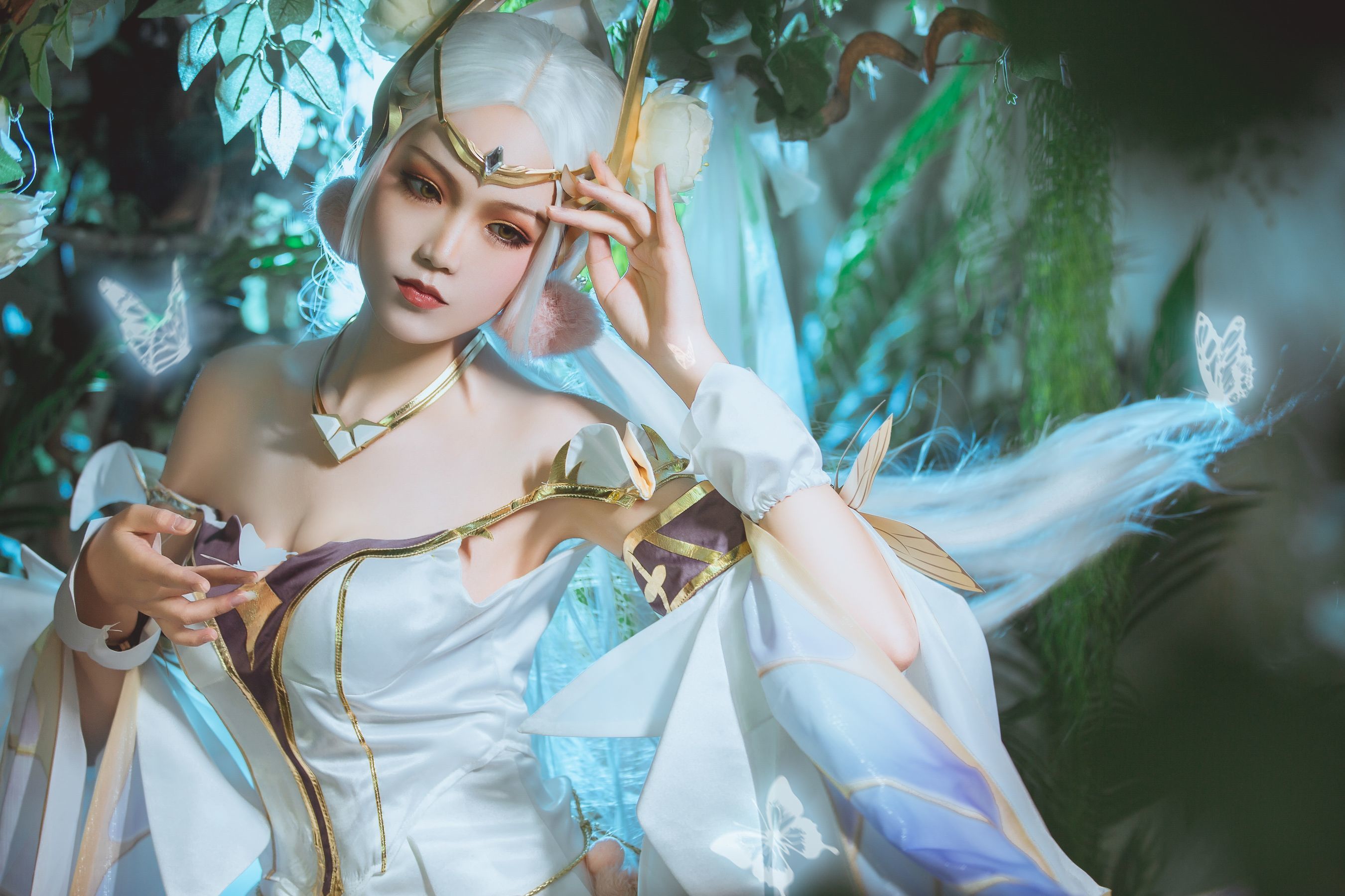 人气coser戚顾儿MIKI 王者荣耀 貂蝉金色仲夏夜之梦