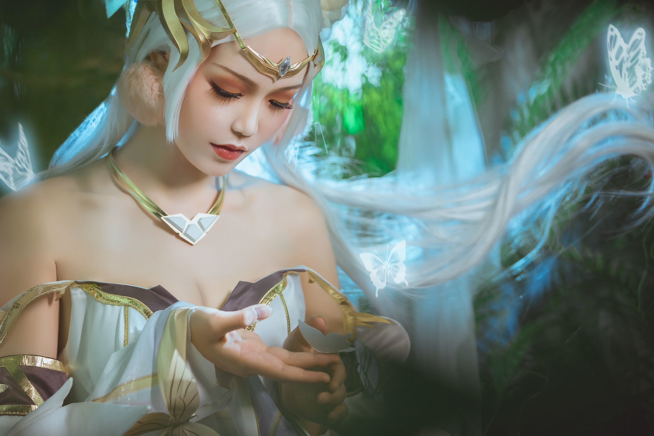 人气coser戚顾儿MIKI 王者荣耀 貂蝉金色仲夏夜之梦