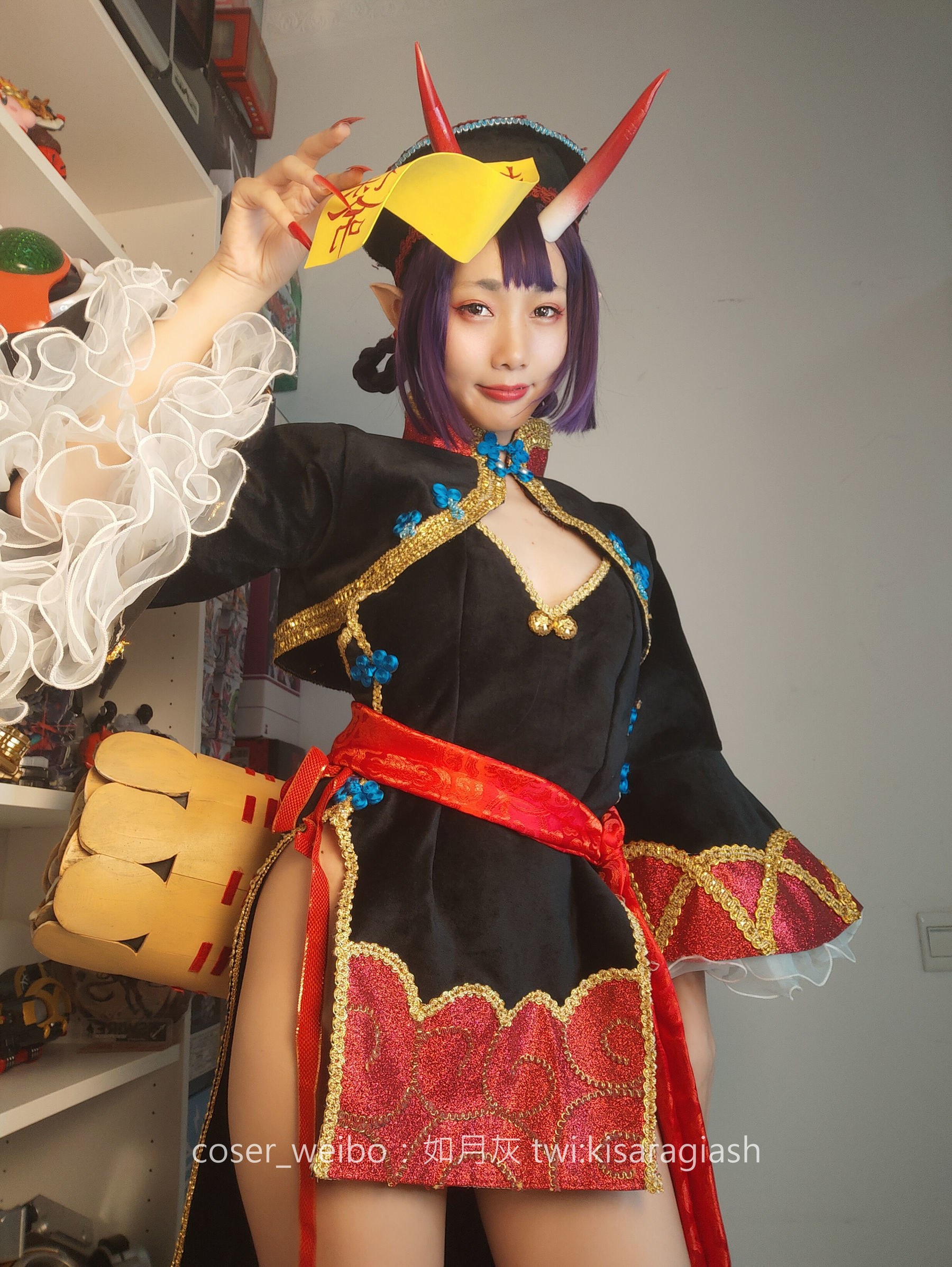 动漫博主如月灰 酒吞僵尸