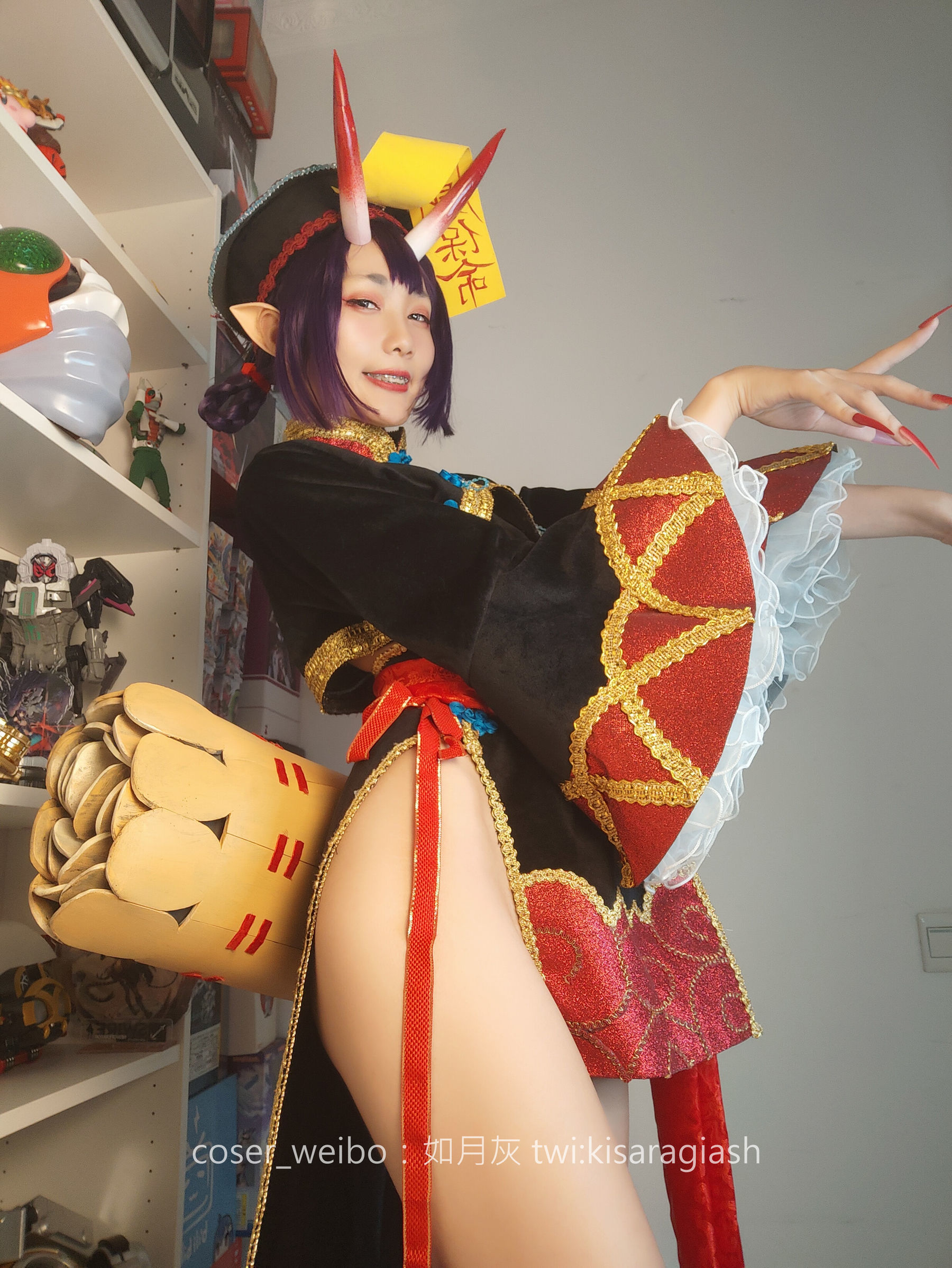 动漫博主如月灰 酒吞僵尸