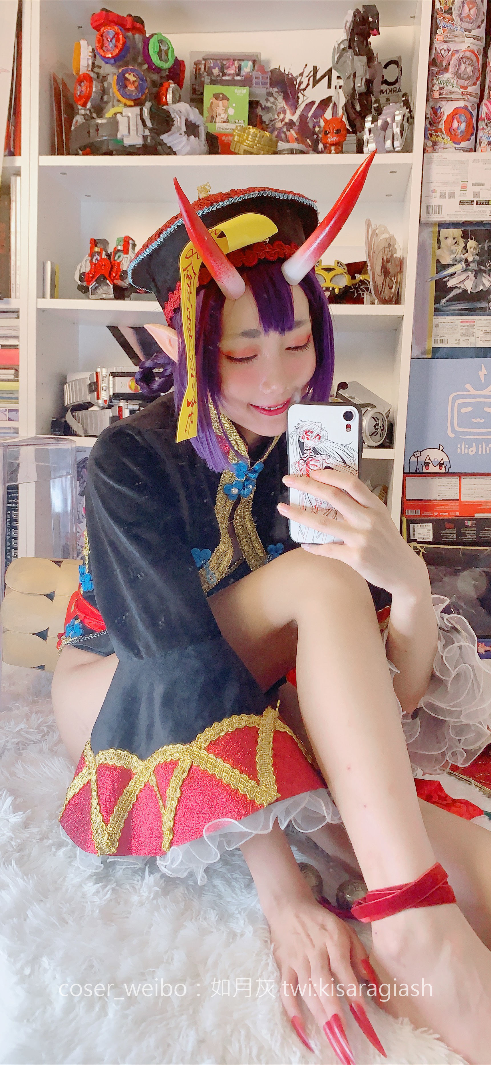 动漫博主如月灰 酒吞僵尸