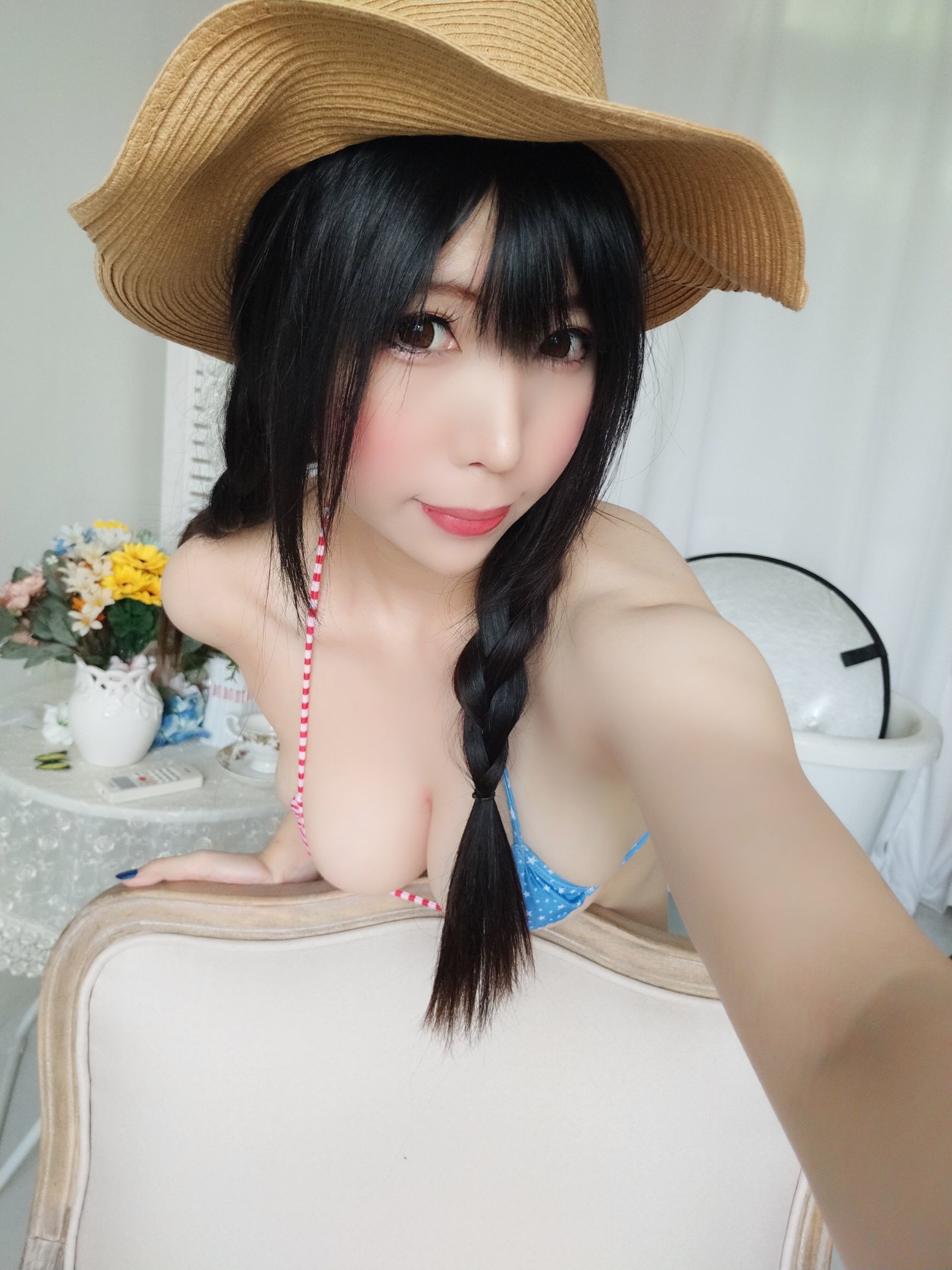 二次元巨乳美女鹿野希 牛仔女郎