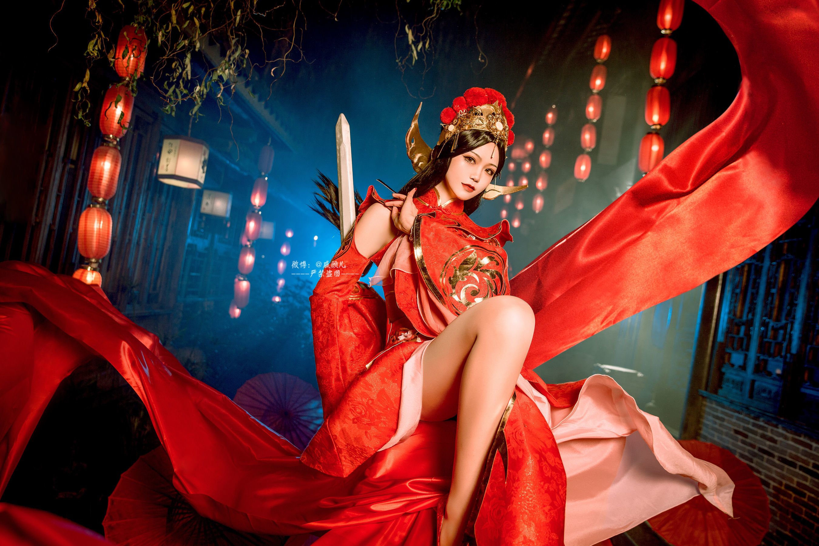 人气coser戚顾儿MIKI 王者荣耀 露娜一生所爱