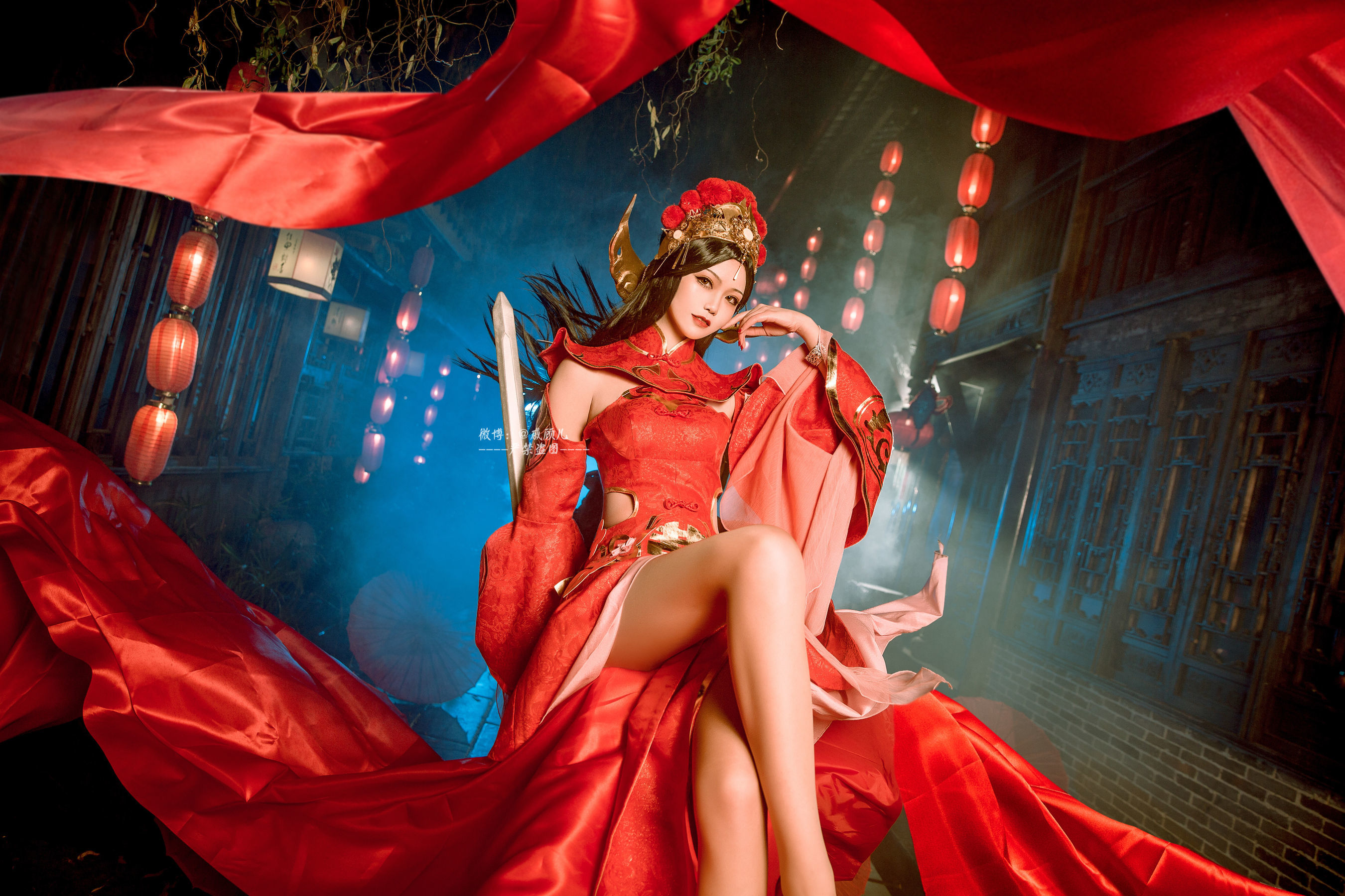 人气coser戚顾儿MIKI 王者荣耀 露娜一生所爱