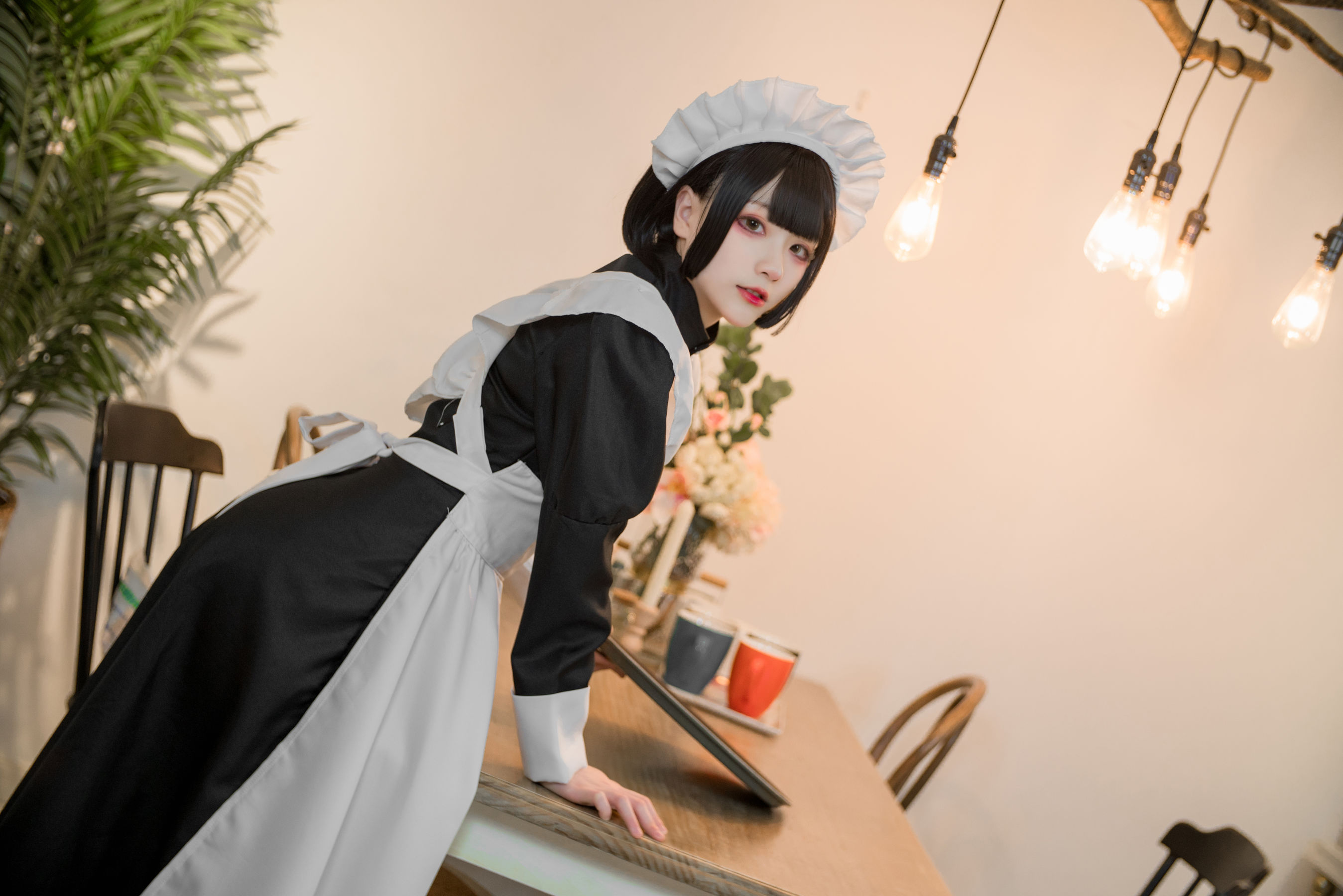 起司块wii写真 棕色透明装女仆