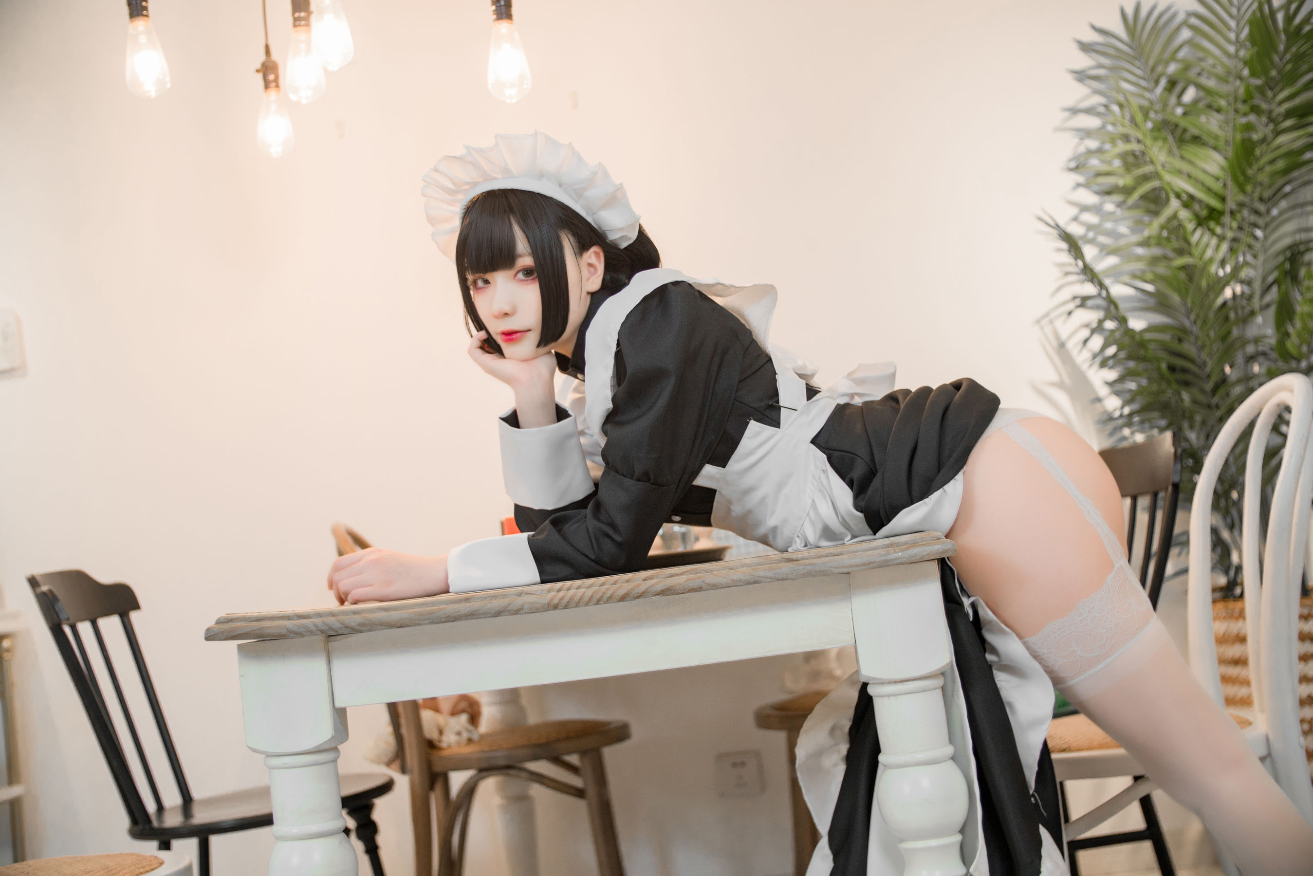 起司块wii写真 棕色透明装女仆