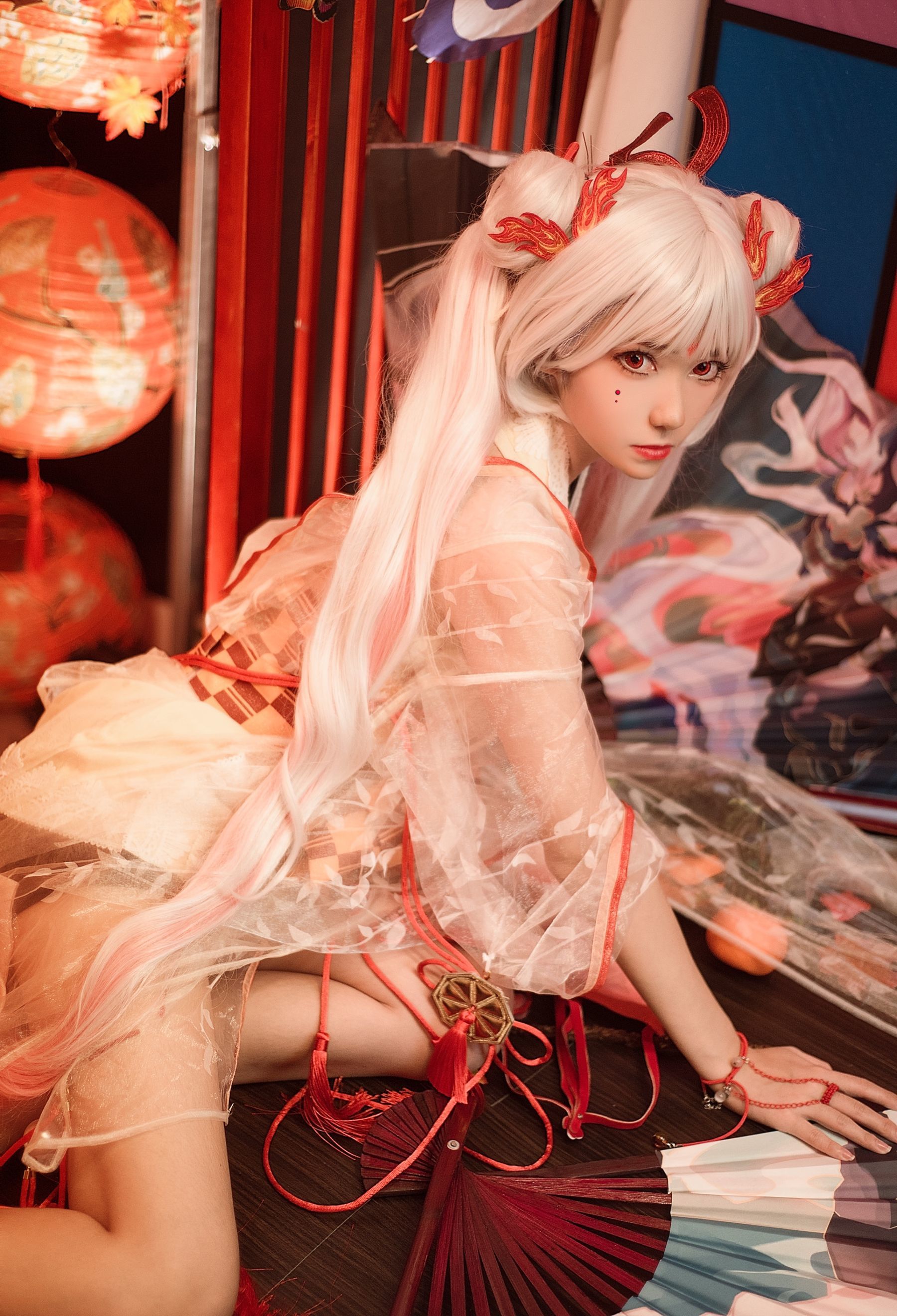 动漫博主南桃Momoko 不知火和服