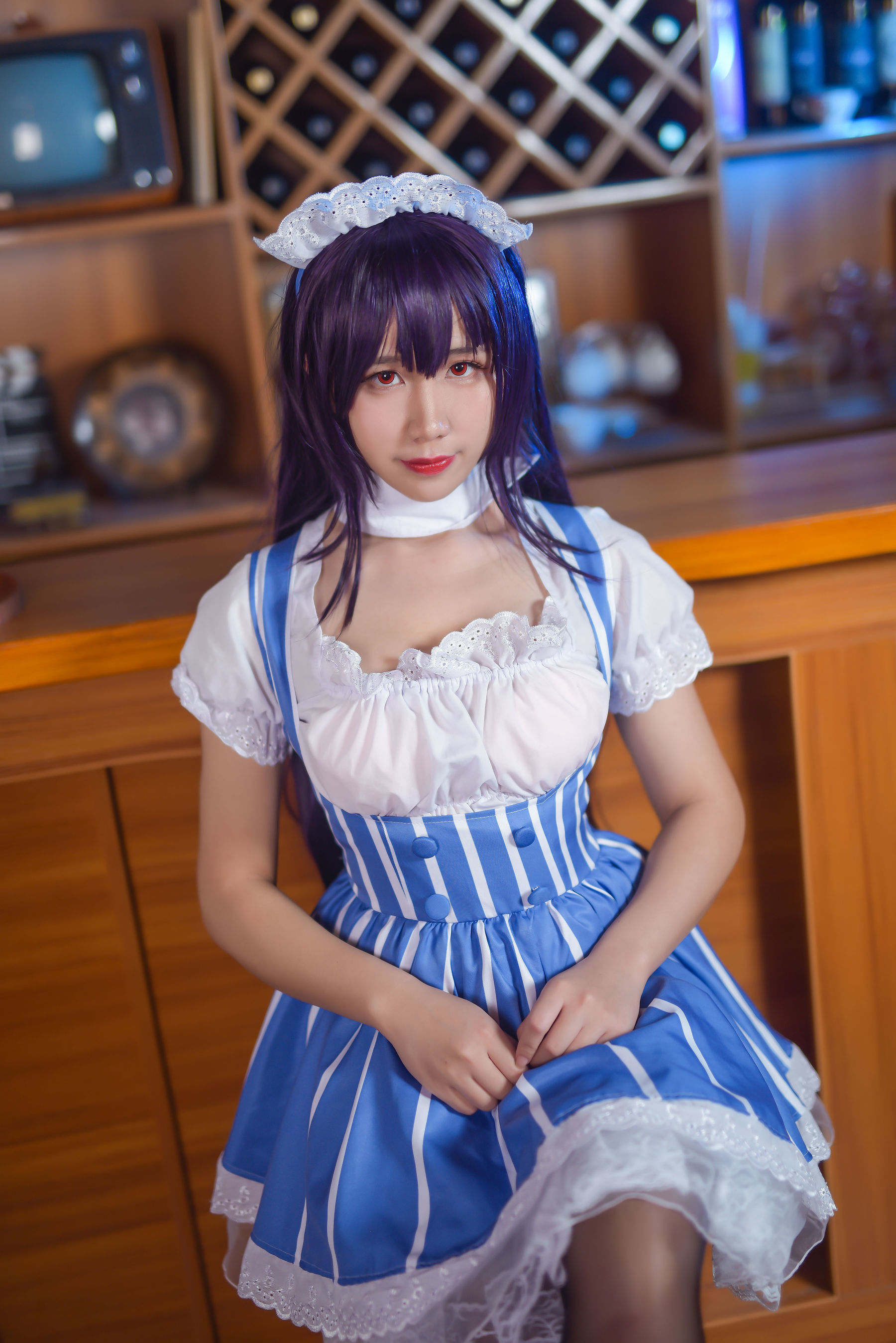 动漫博主九曲Jean 加藤惠女仆