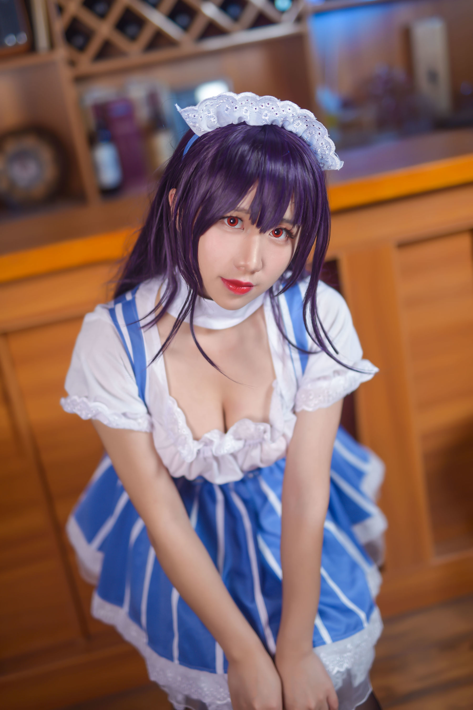 动漫博主九曲Jean 加藤惠女仆