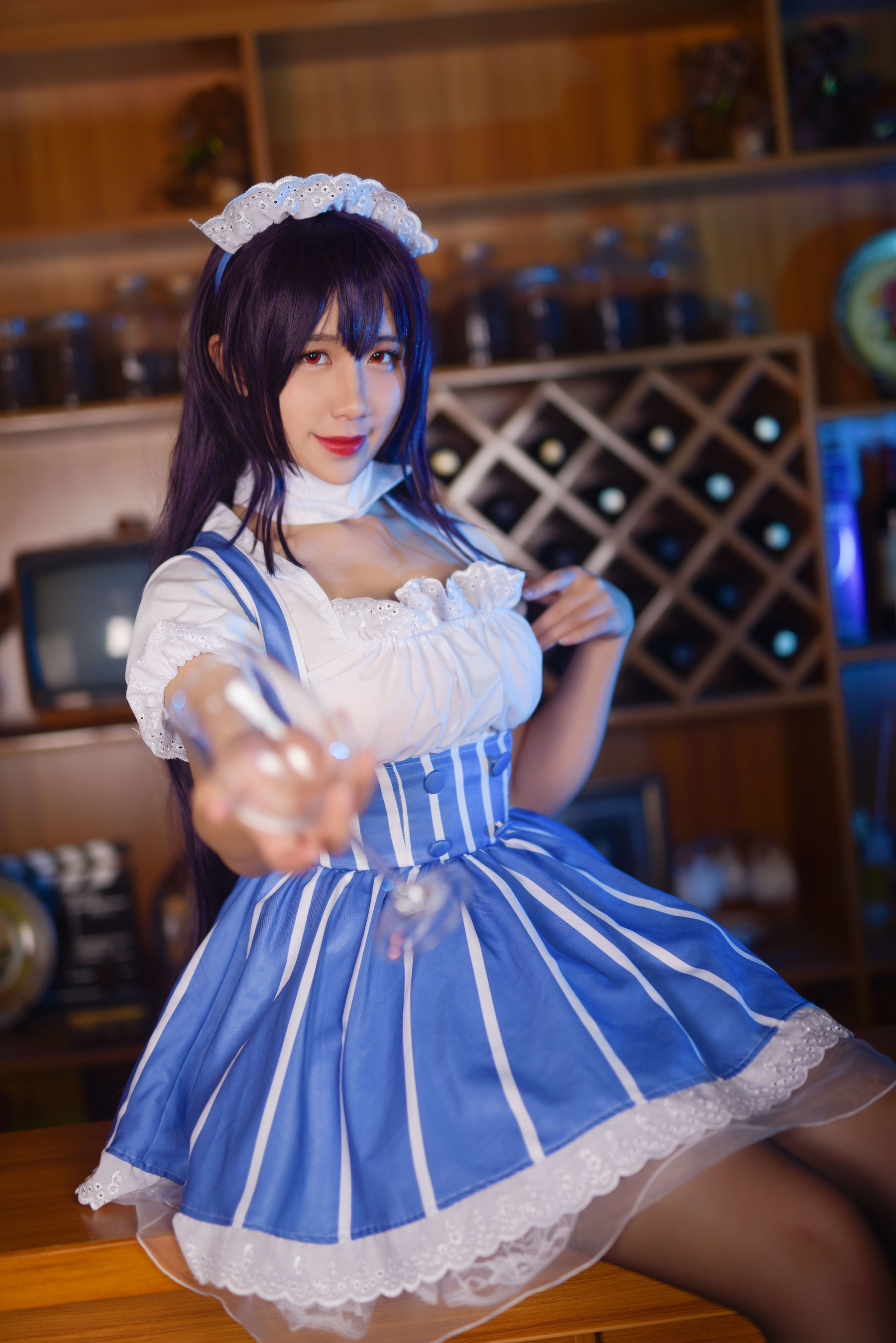 动漫博主九曲Jean 加藤惠女仆