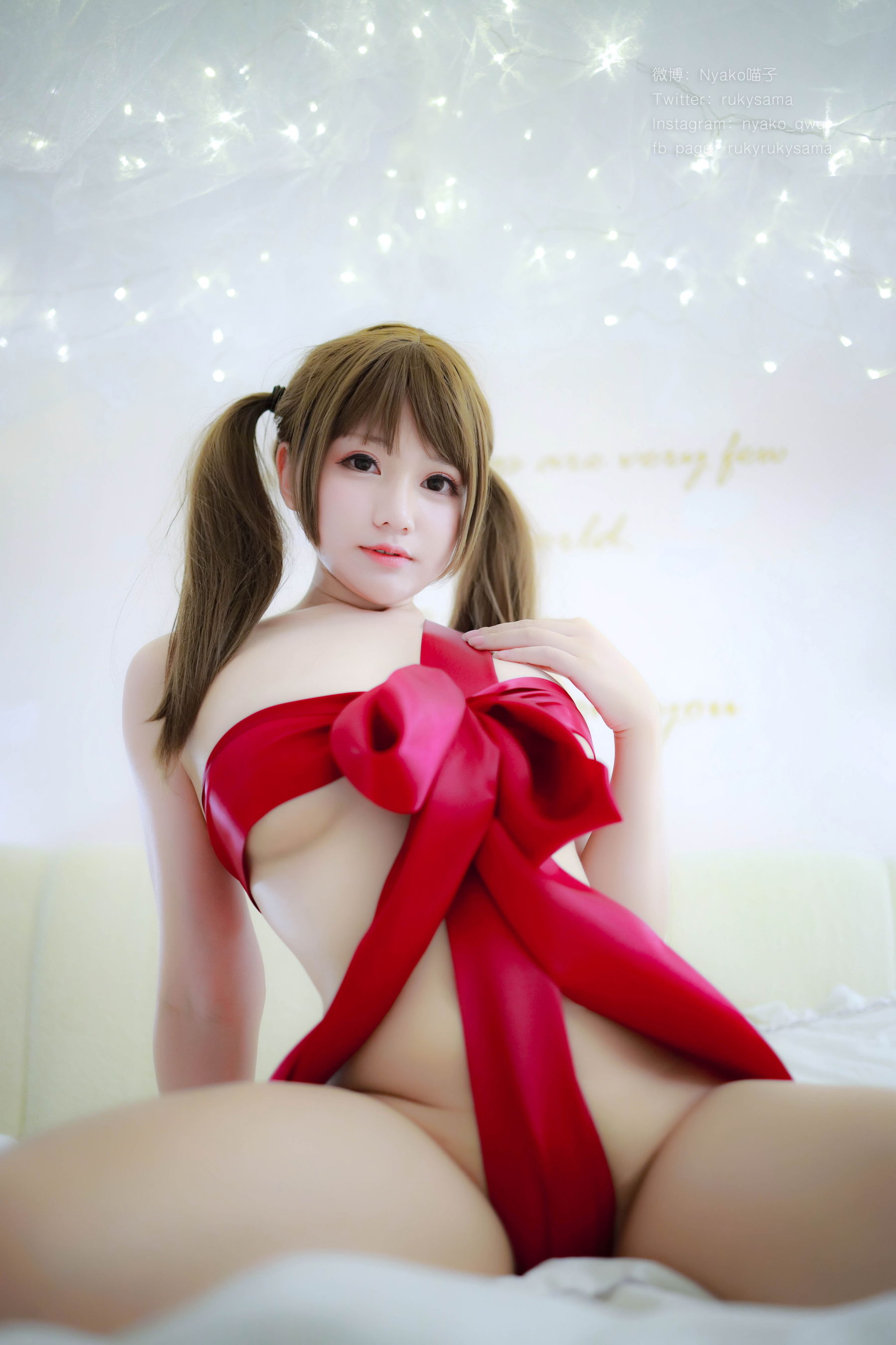 萌妹子Nyako喵子 红丝带少女