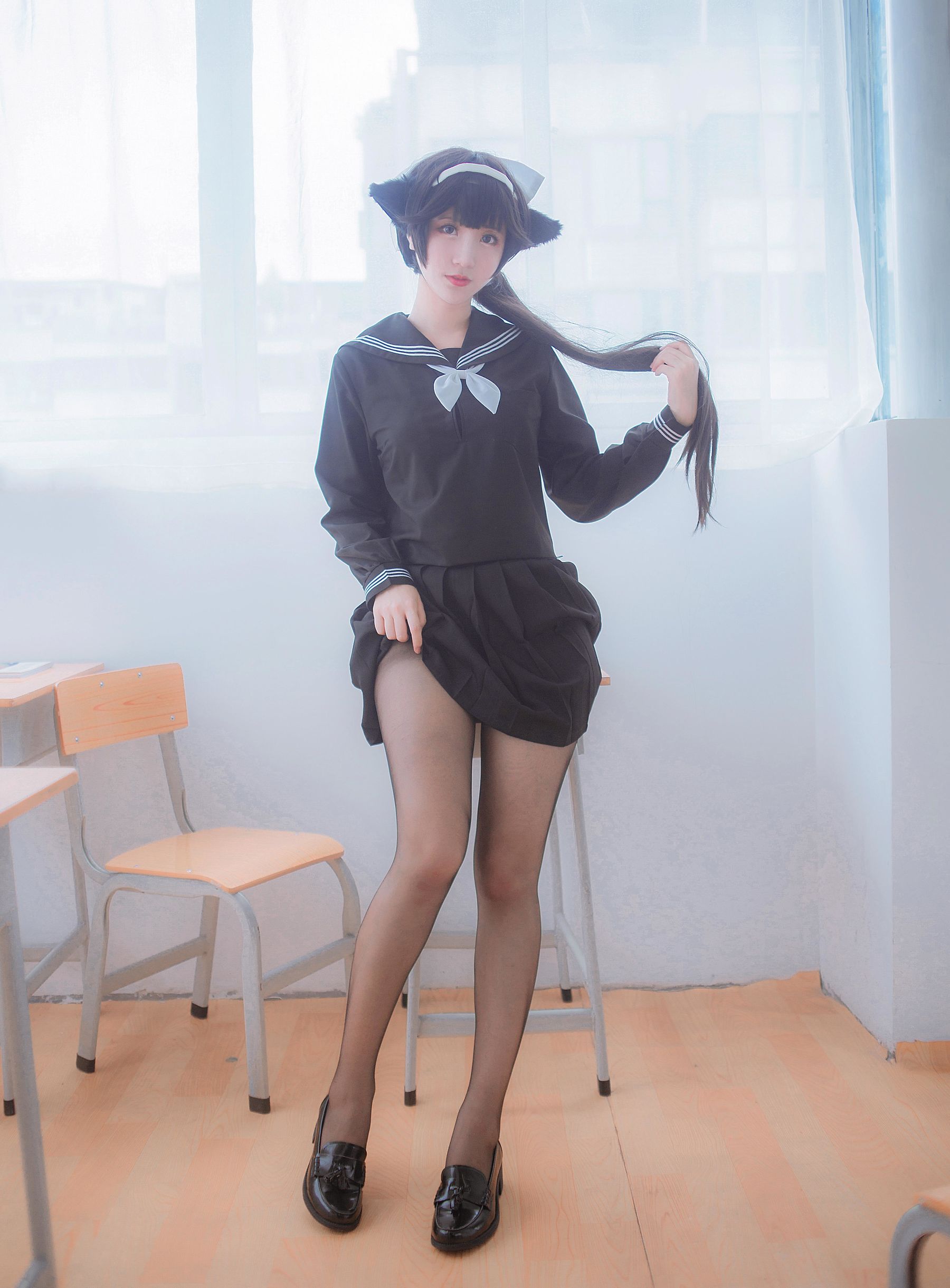 人气Coser黑川 獒犬制服