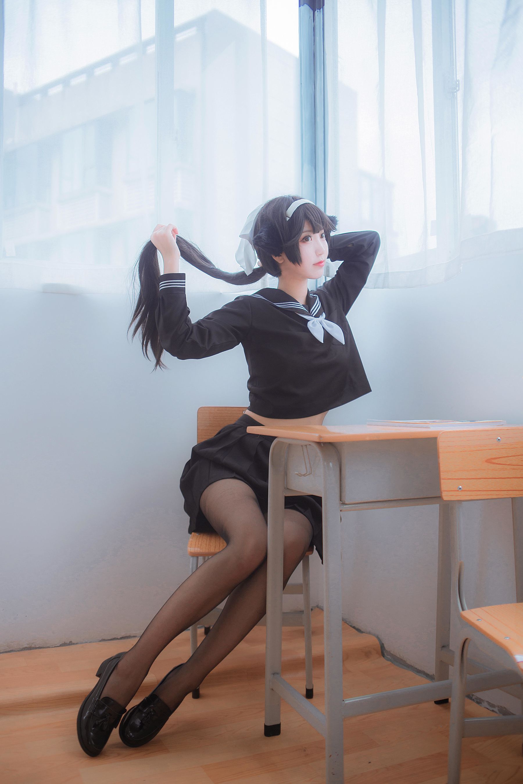 人气Coser黑川 獒犬制服