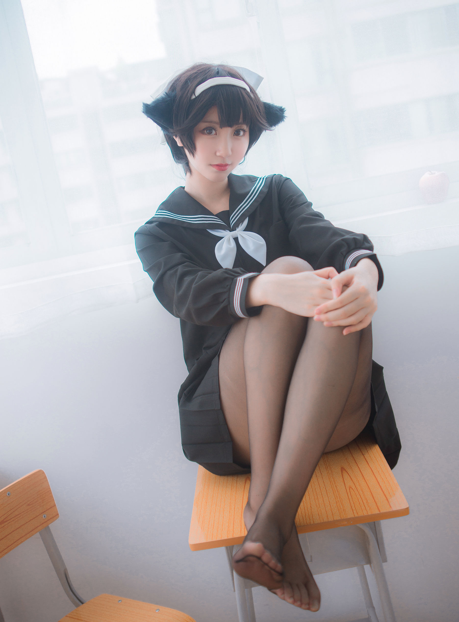 人气Coser黑川 獒犬制服