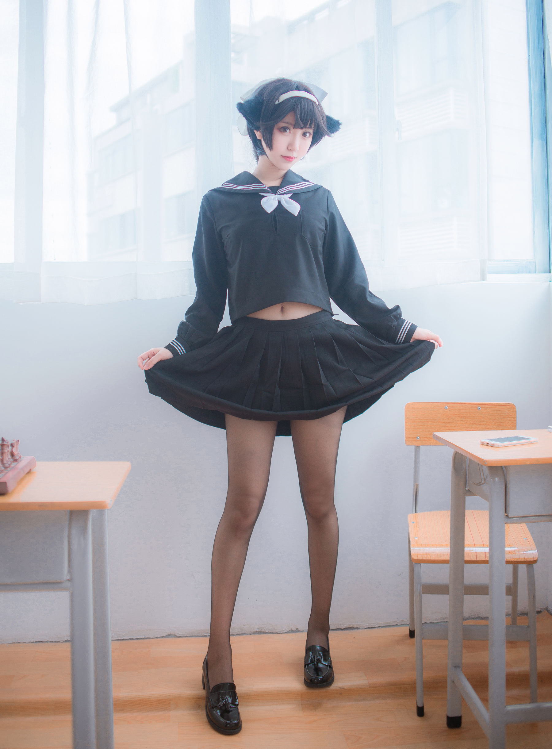 人气Coser黑川 獒犬制服