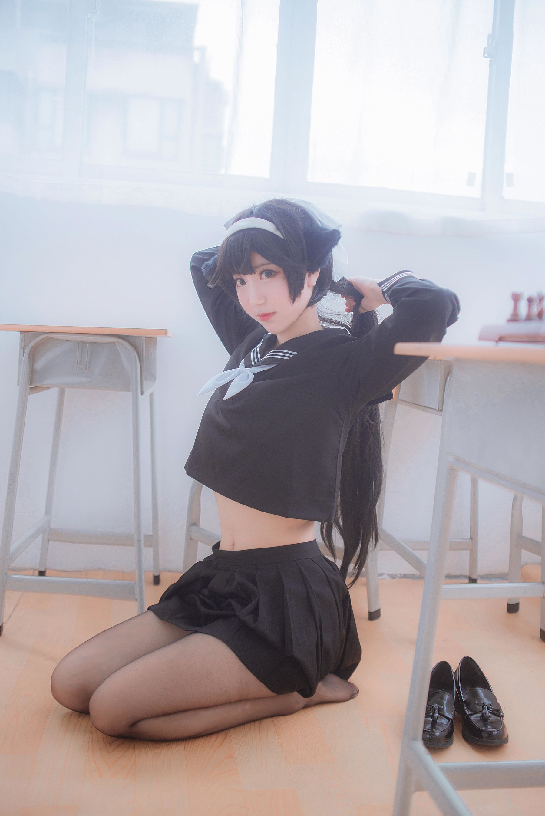 人气Coser黑川 獒犬制服