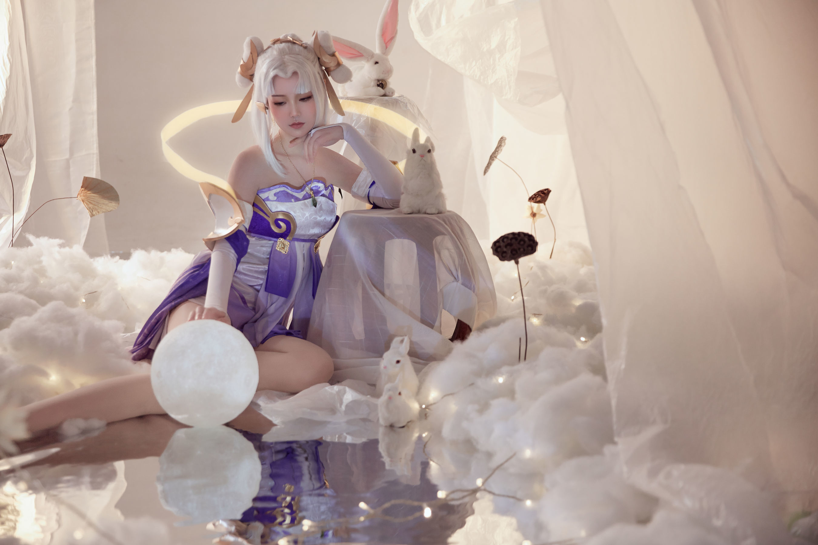 人气coser戚顾儿MIKI 王者荣耀 嫦娥