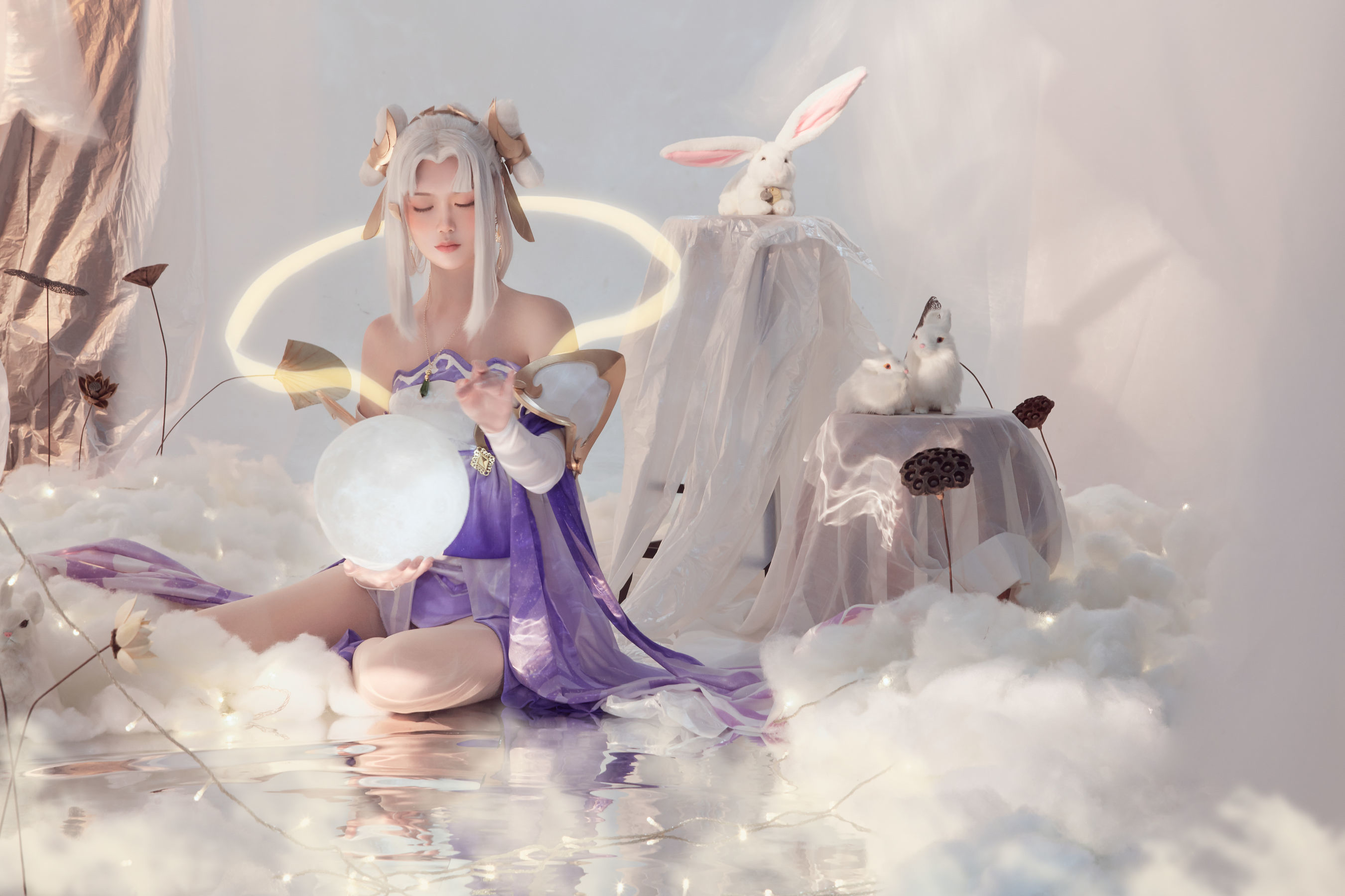 人气coser戚顾儿MIKI 王者荣耀 嫦娥