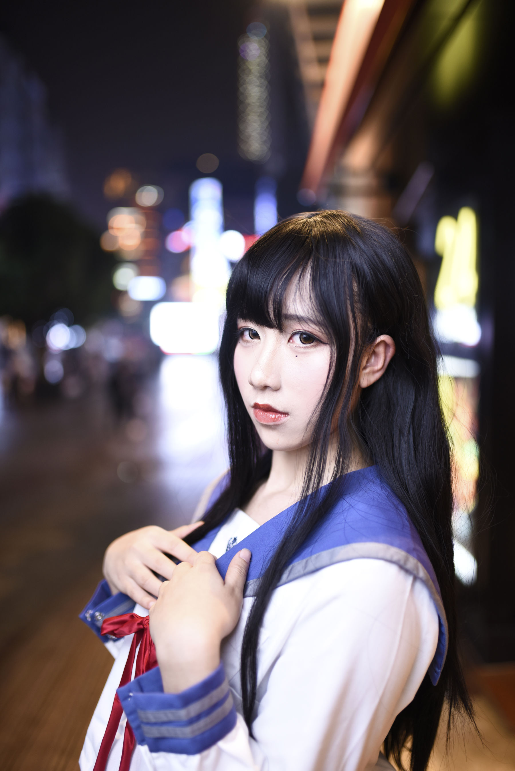 动漫博主九曲Jean JK制服