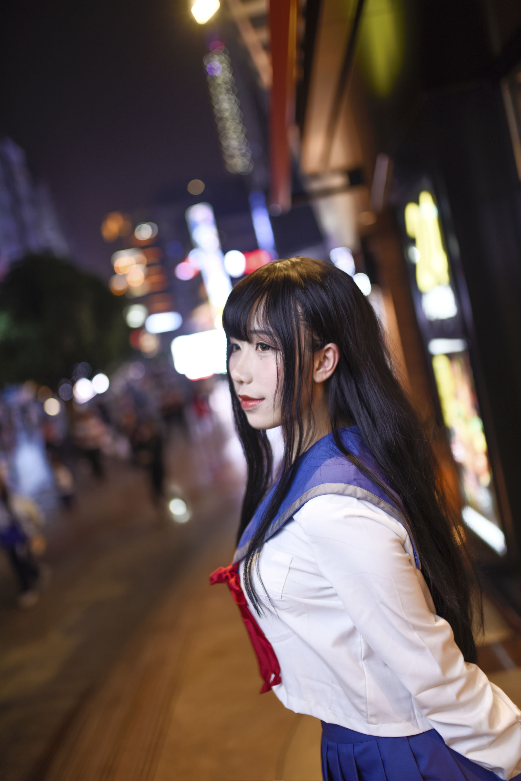 动漫博主九曲Jean JK制服