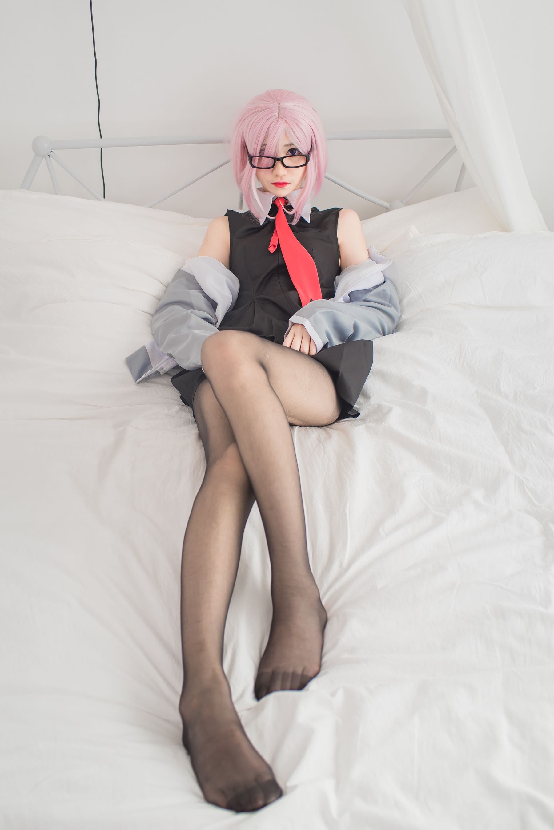 动漫博主南桃Momoko 玛修制服