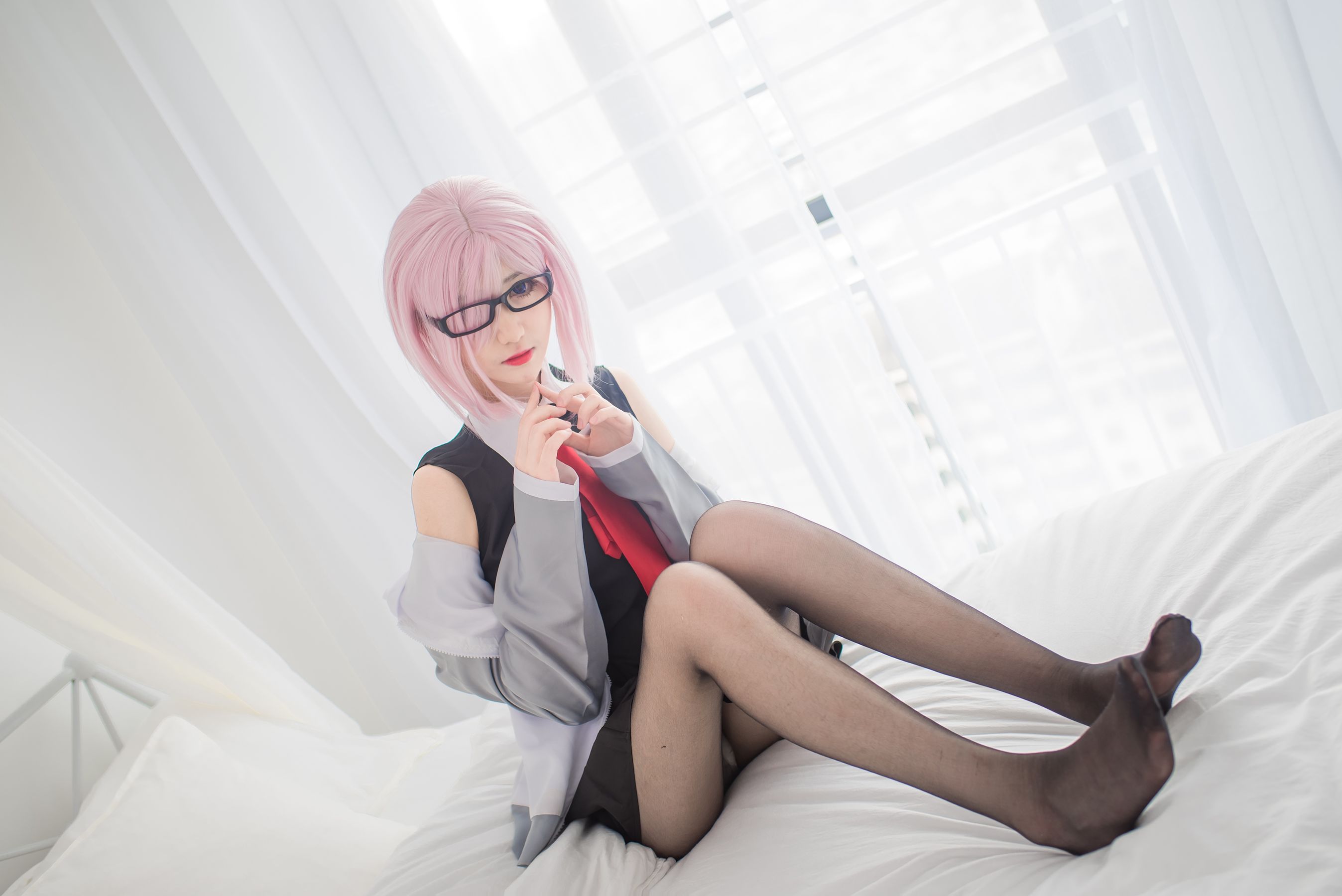 动漫博主南桃Momoko 玛修制服