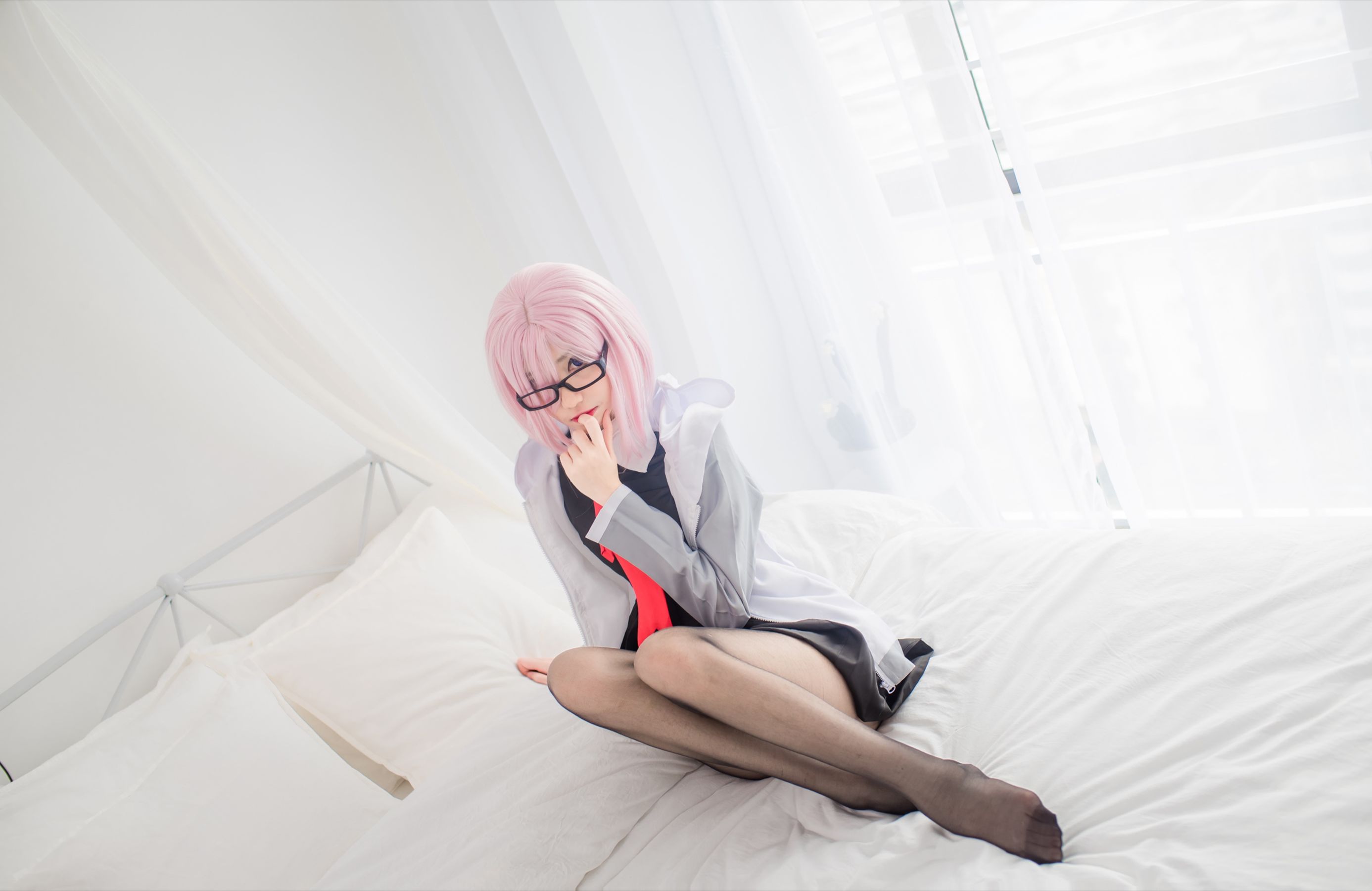 动漫博主南桃Momoko 玛修制服