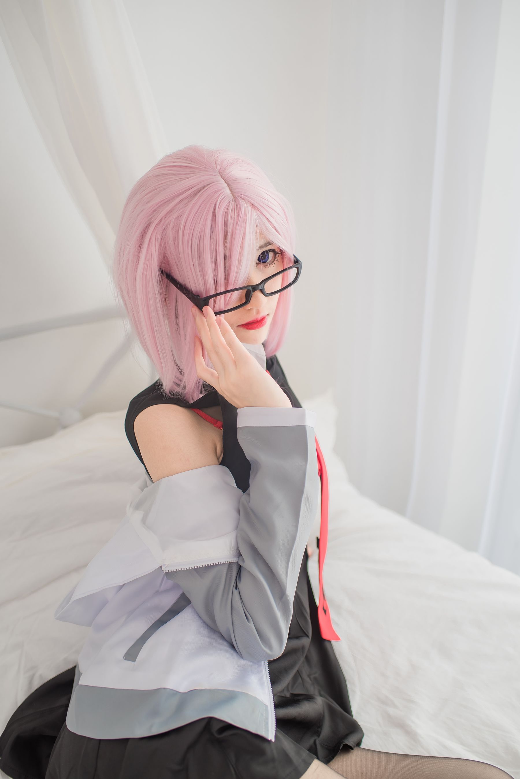 动漫博主南桃Momoko 玛修制服