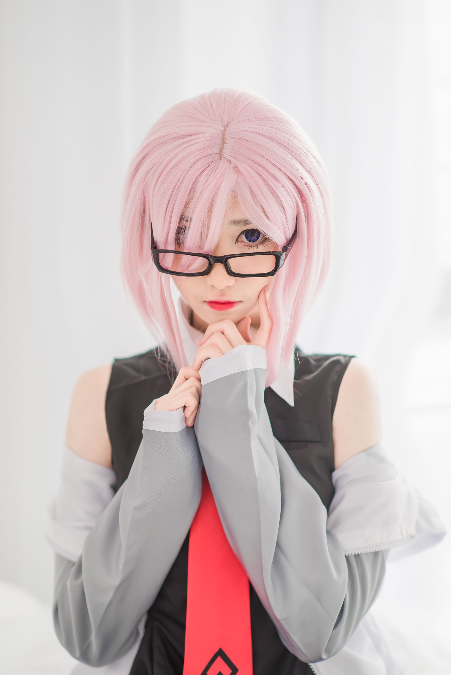 动漫博主南桃Momoko 玛修制服