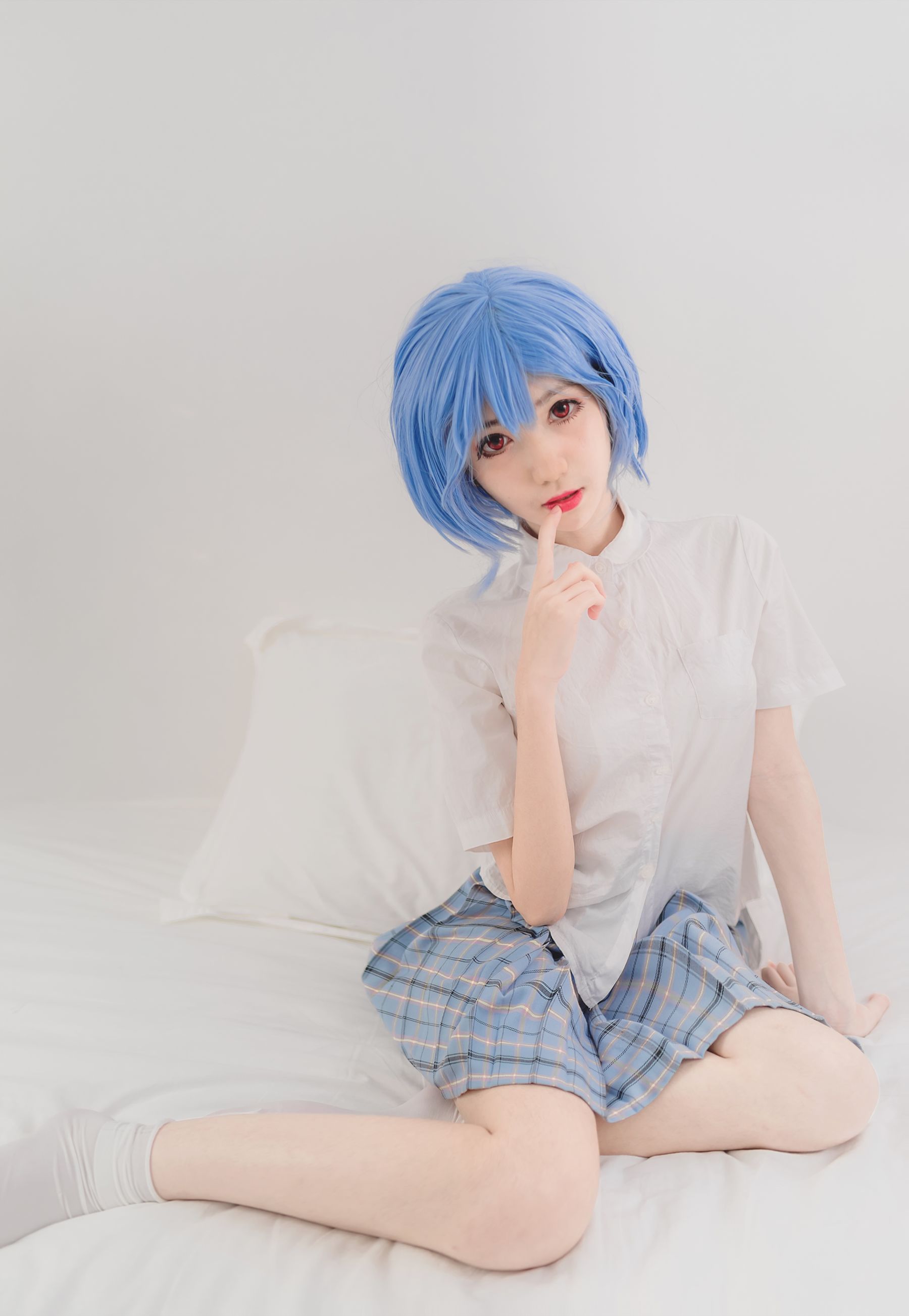 动漫博主南桃Momoko 绫波丽制服