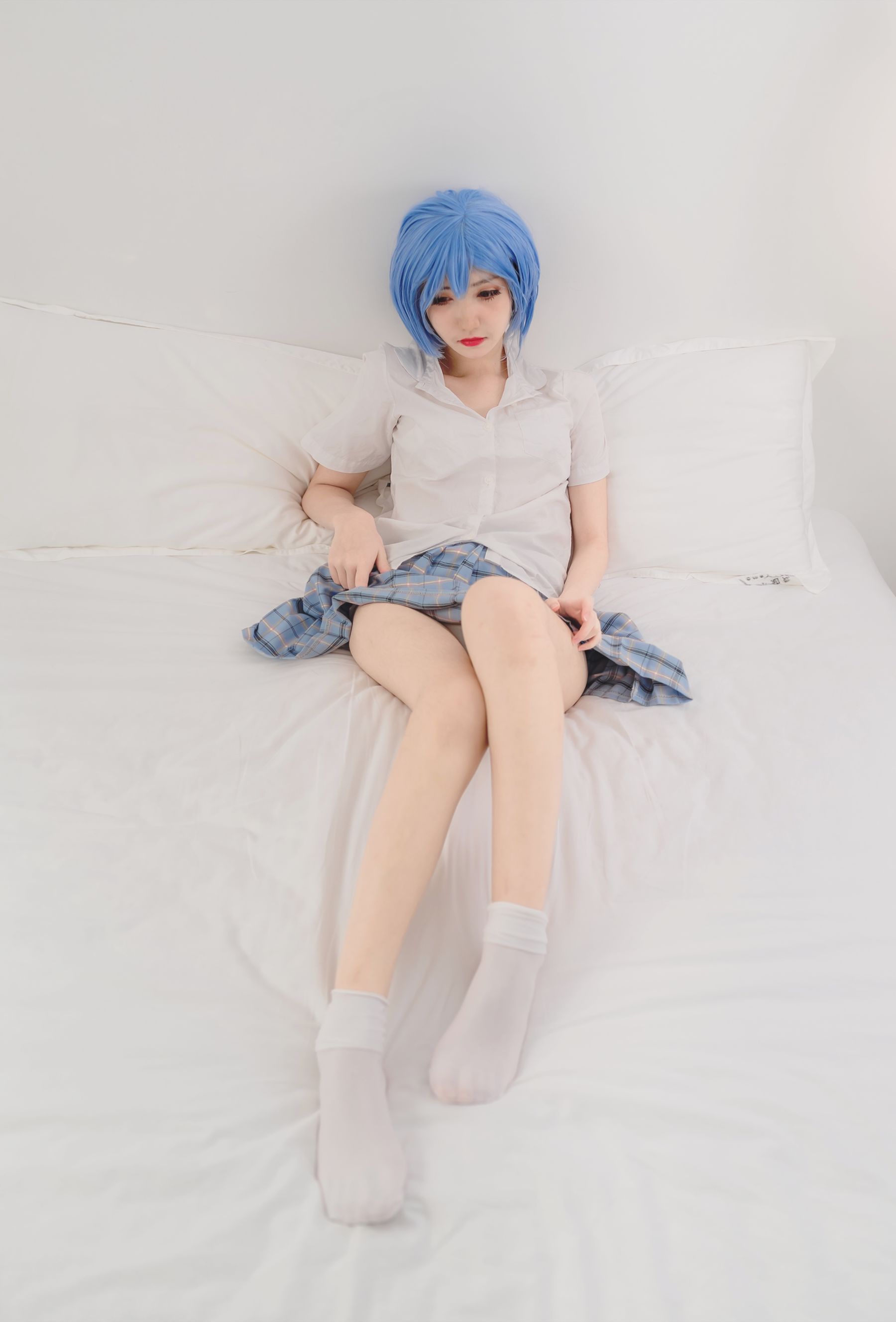 动漫博主南桃Momoko 绫波丽制服