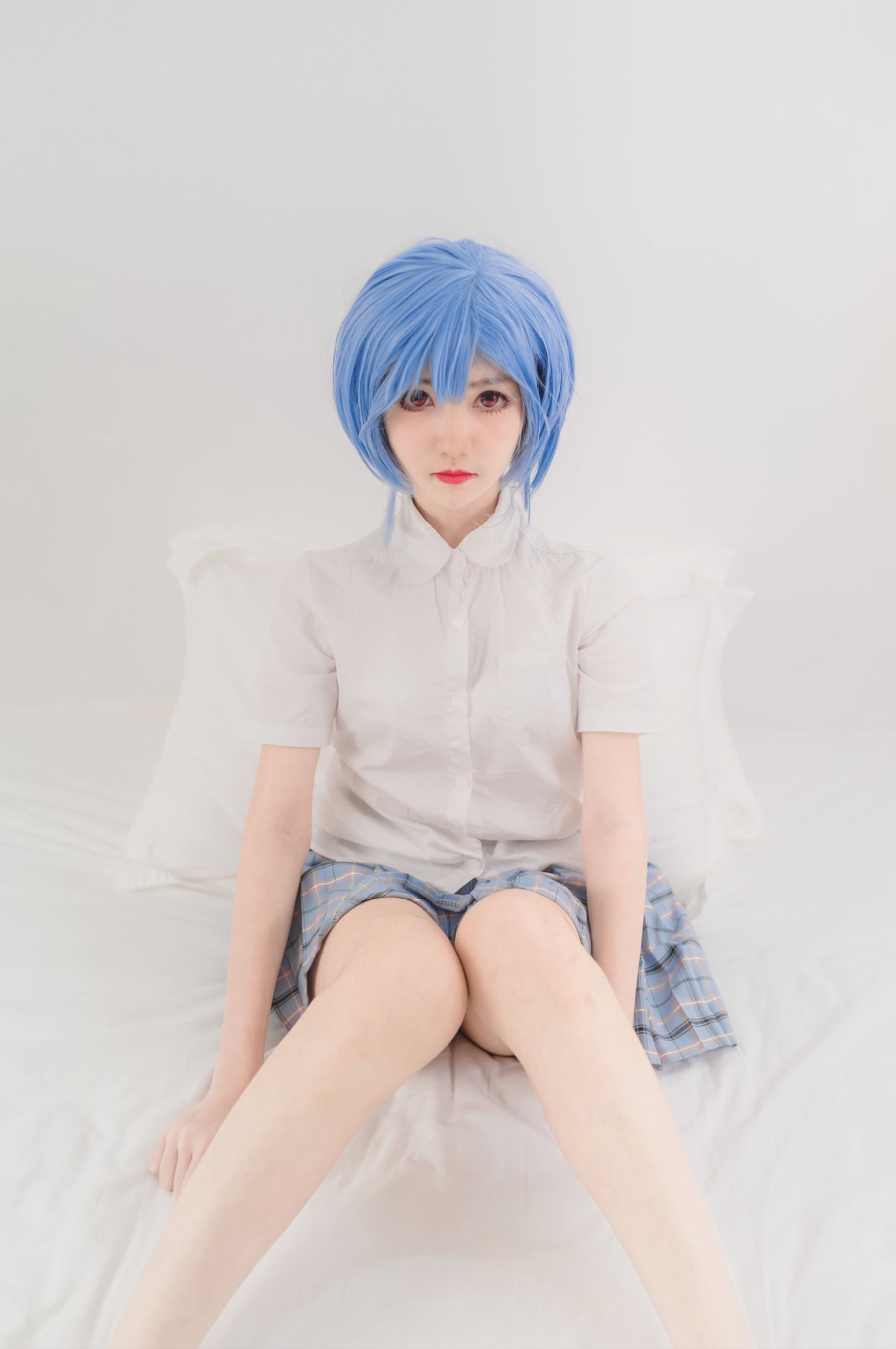 动漫博主南桃Momoko 绫波丽制服