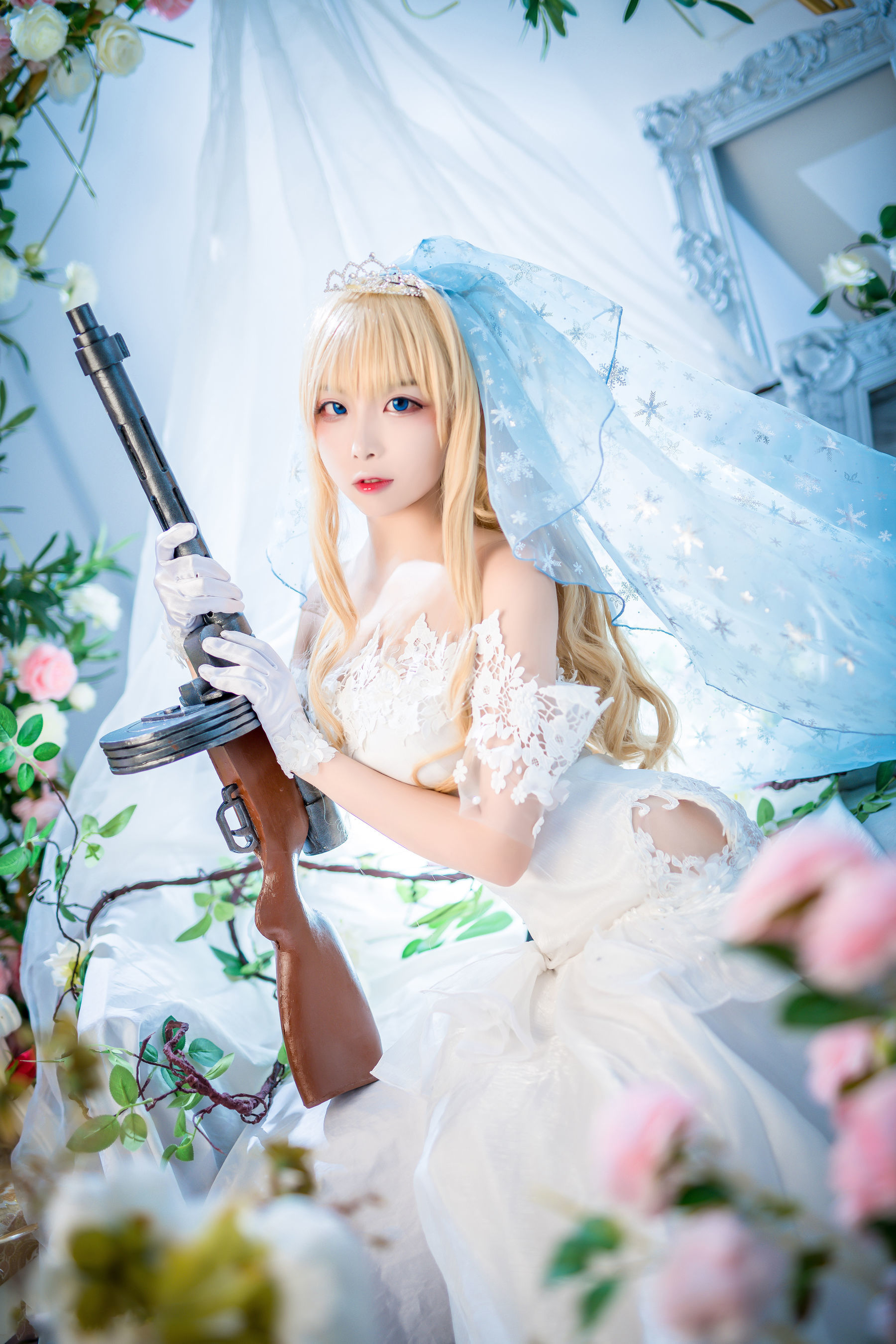 人气Coser二佐Nisa 花嫁