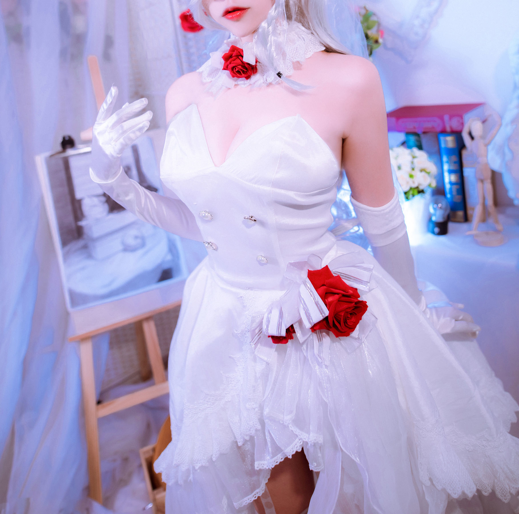 人气Coser二佐Nisa 花嫁