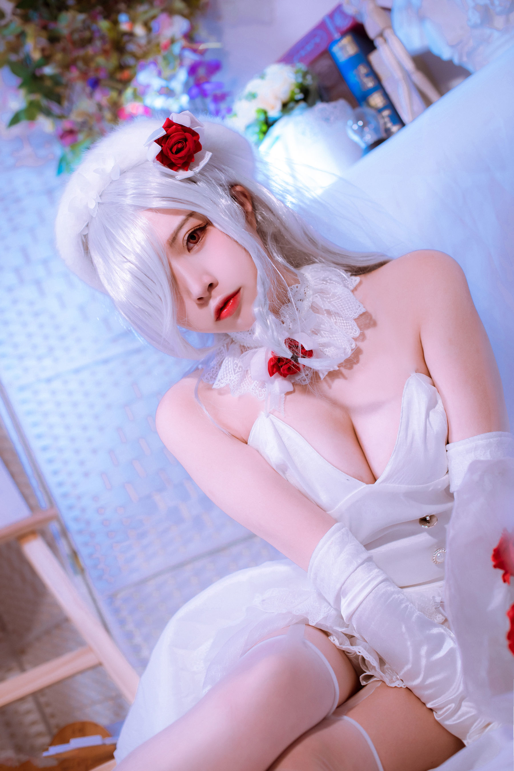 人气Coser二佐Nisa 花嫁