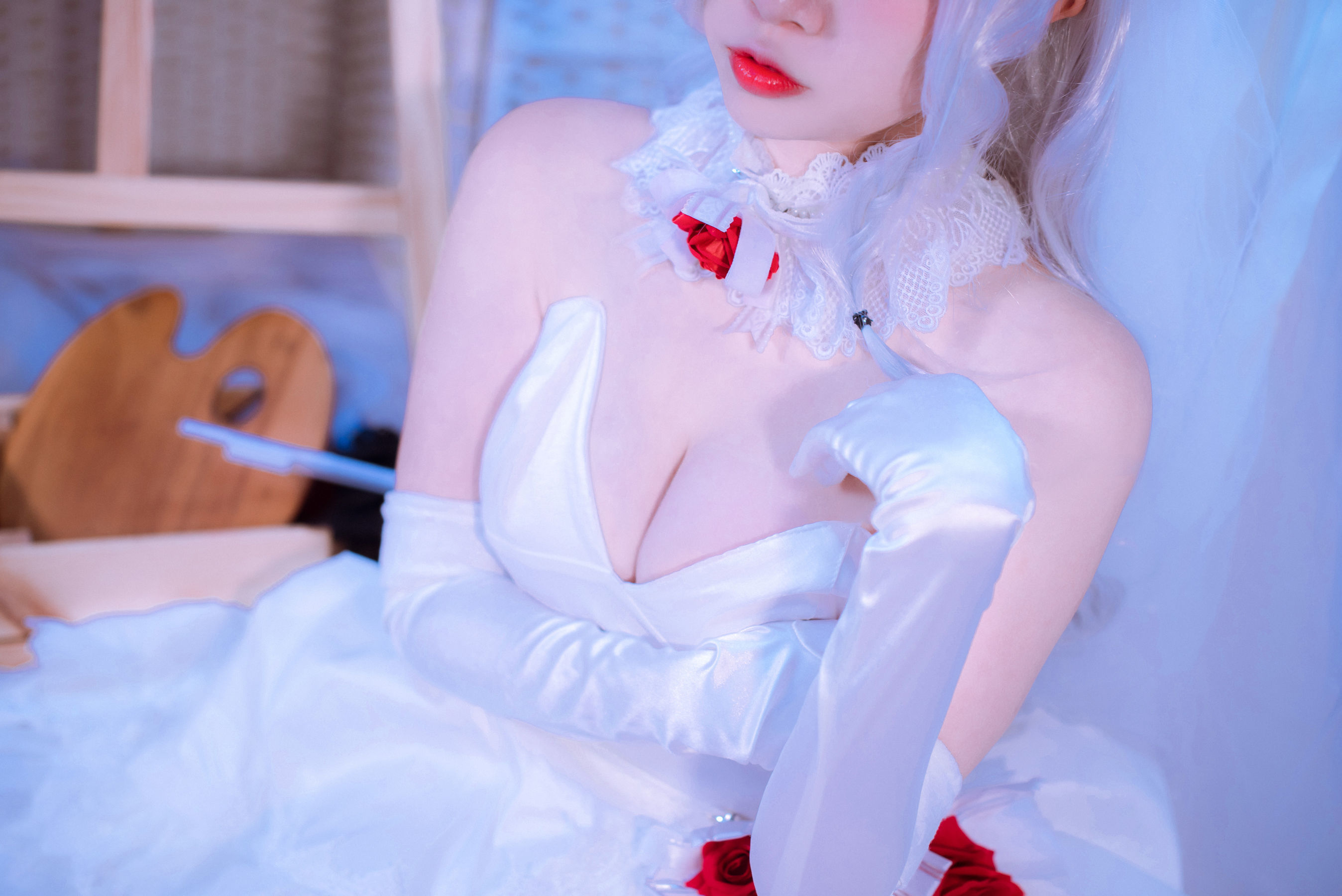 人气Coser二佐Nisa 花嫁