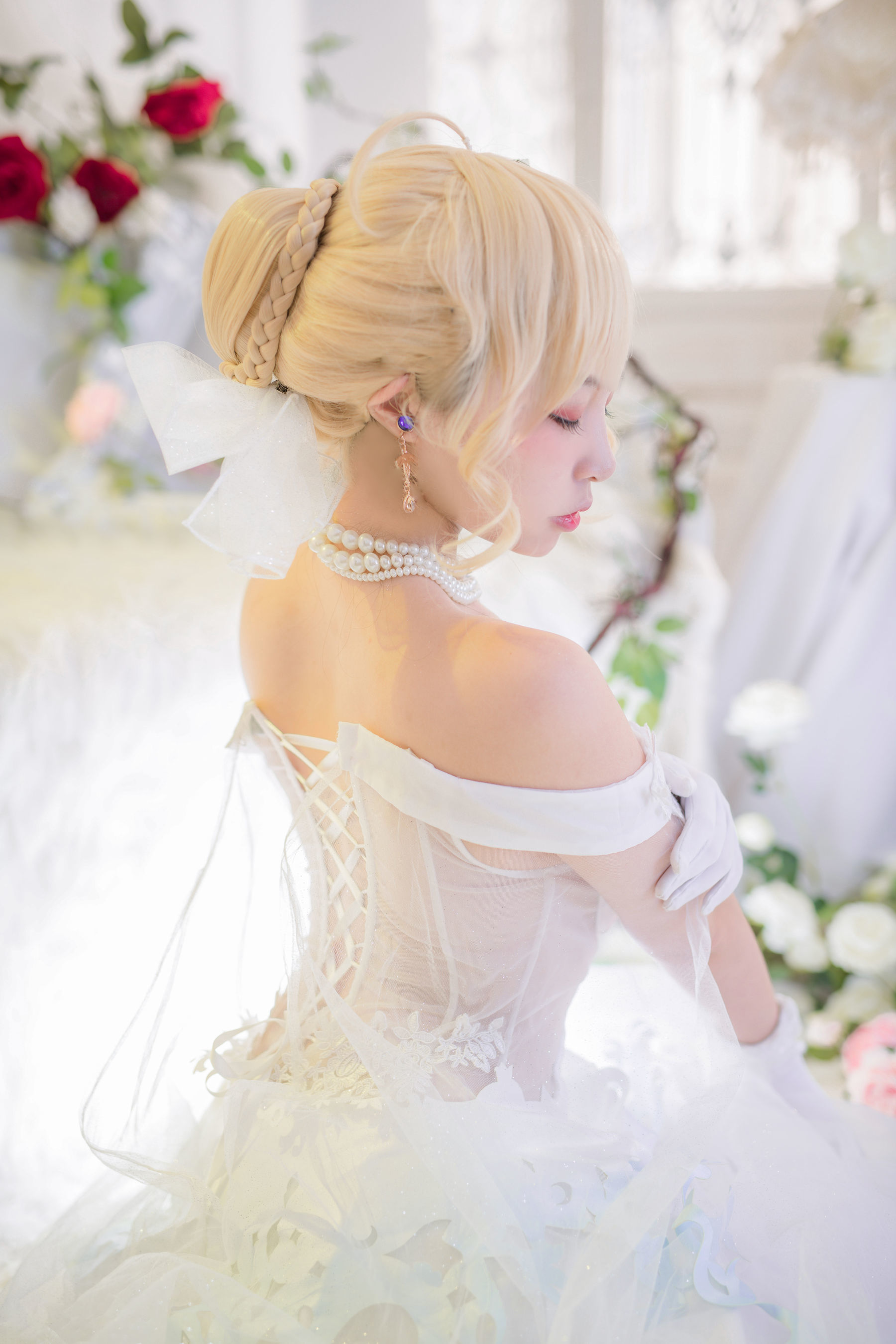 人气Coser二佐Nisa 花嫁
