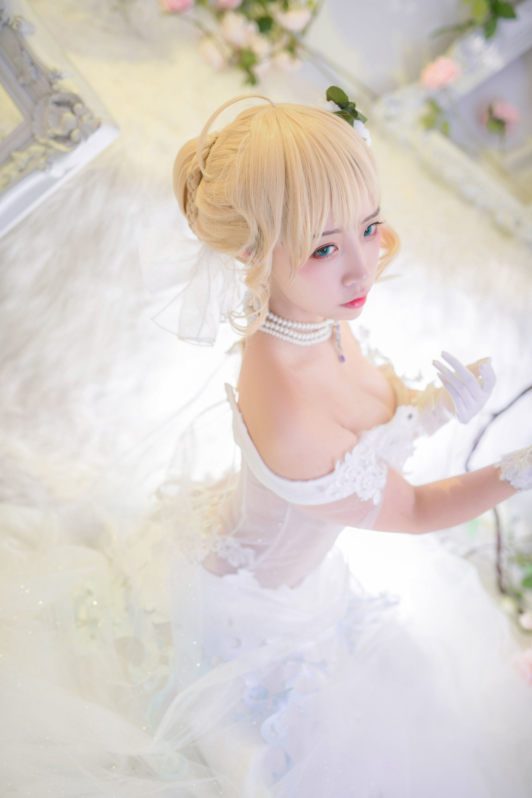 人气Coser二佐Nisa 花嫁