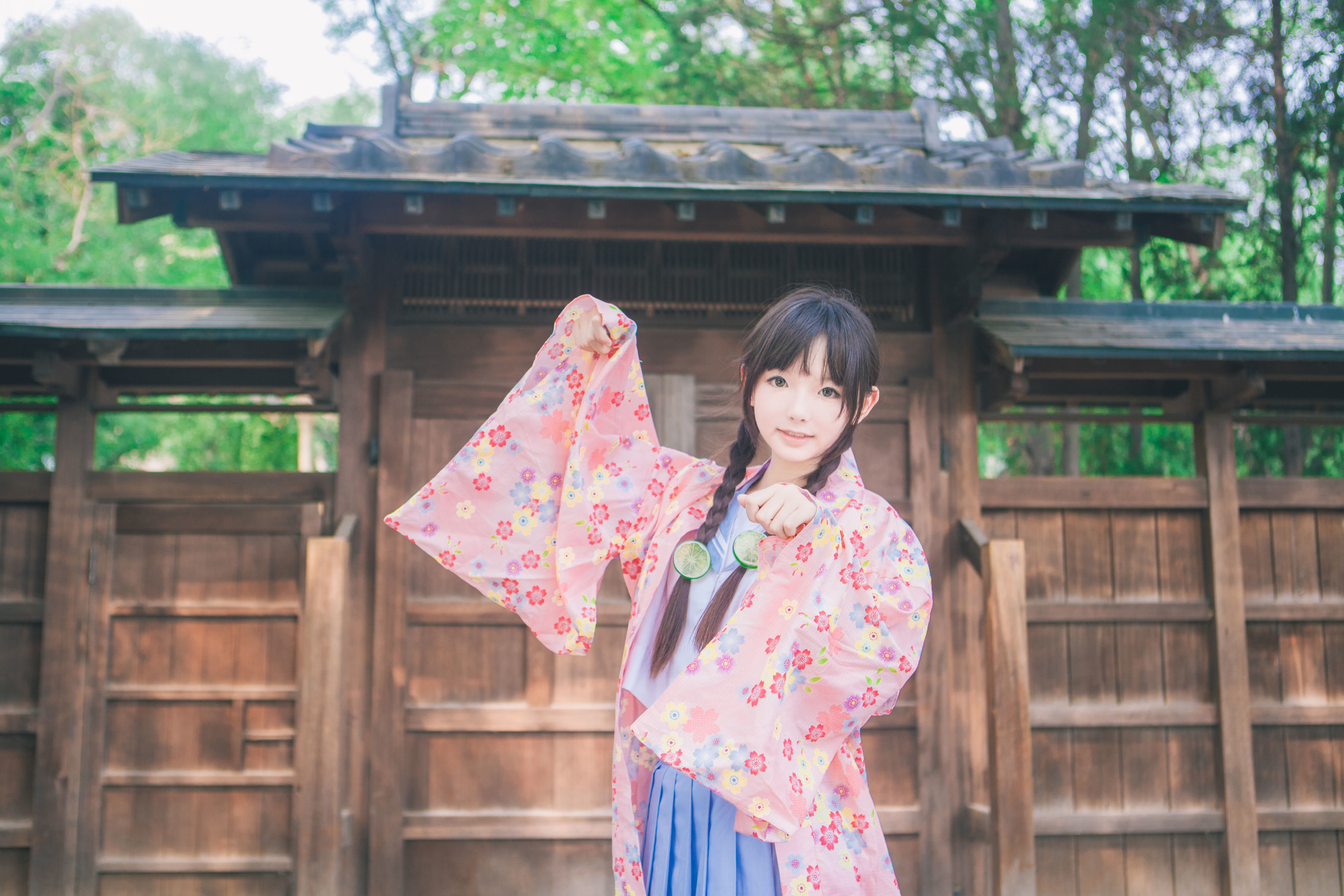 可爱妹妹樱群 和服