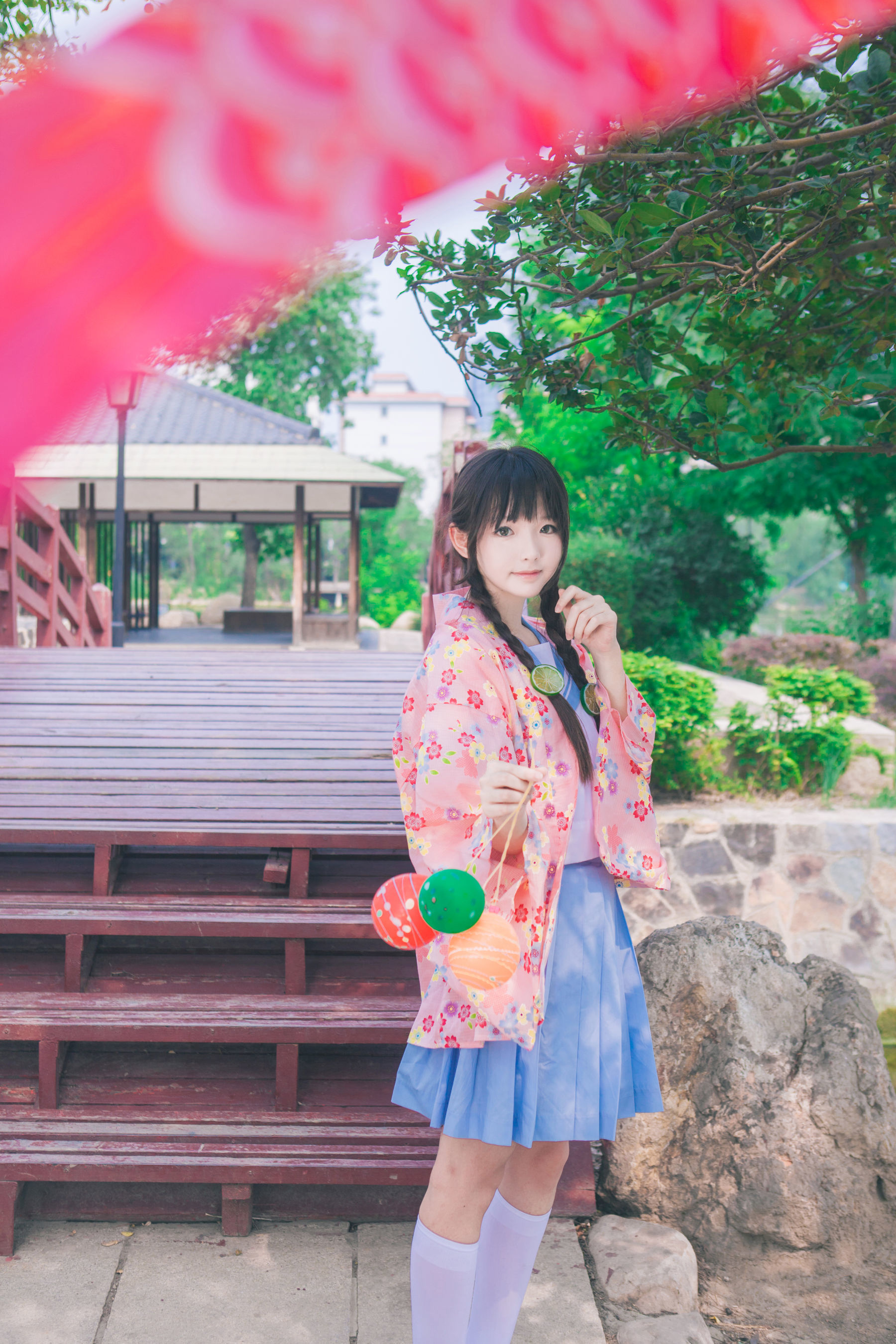 可爱妹妹樱群 和服